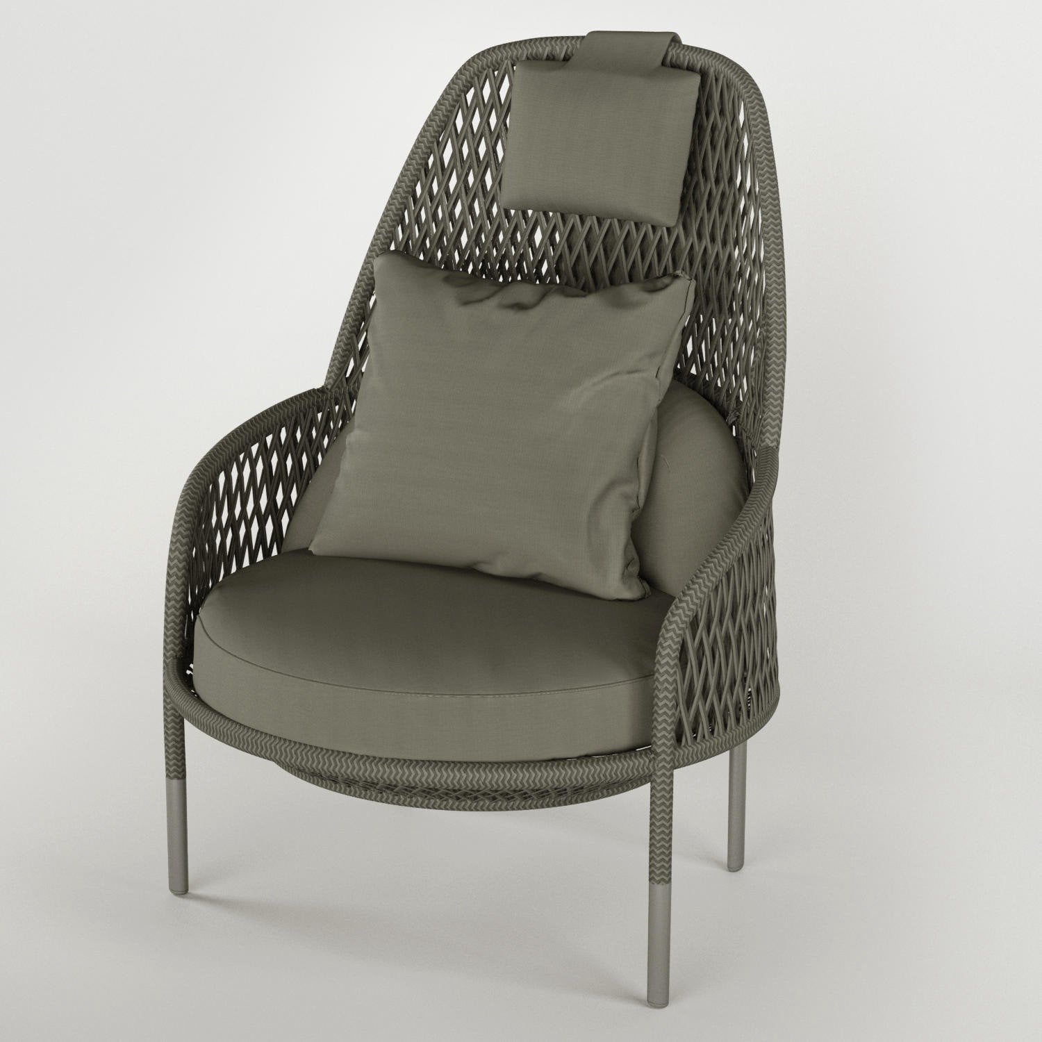 BONDI lounge chair with ottoman