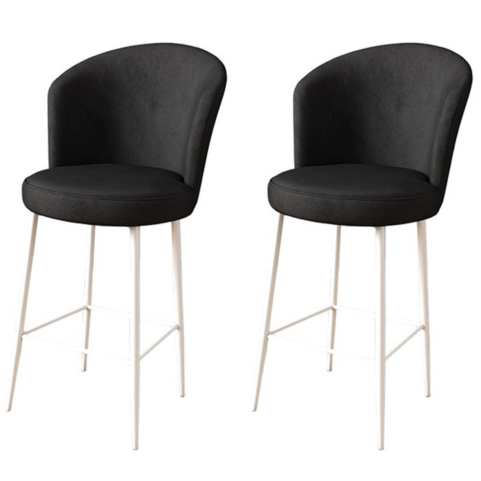 Set of 2 Alte Bar Stools in Black and White – product image 1
