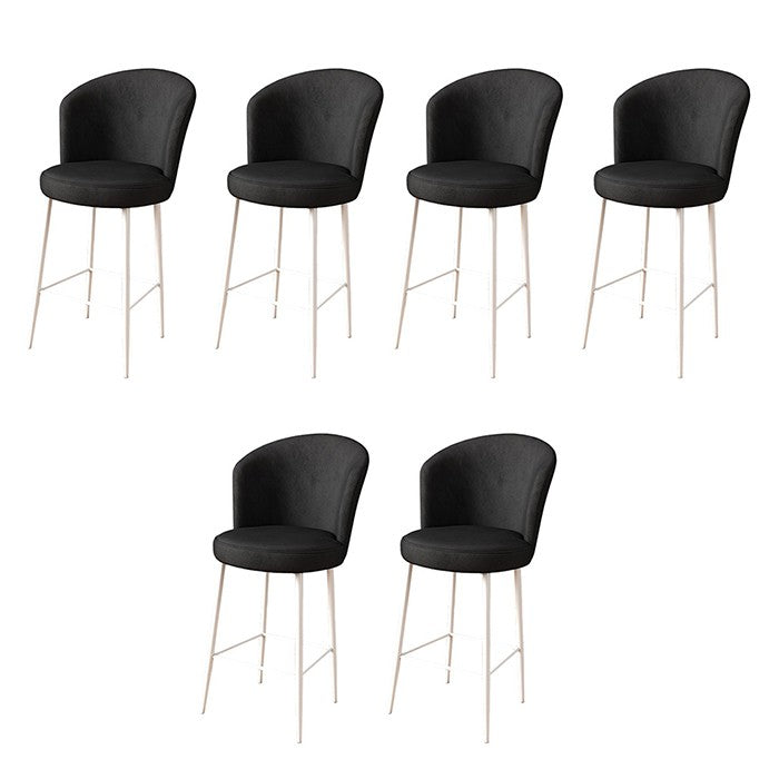 Set of 6 Alte Bar Stools in Black and White – product image 1