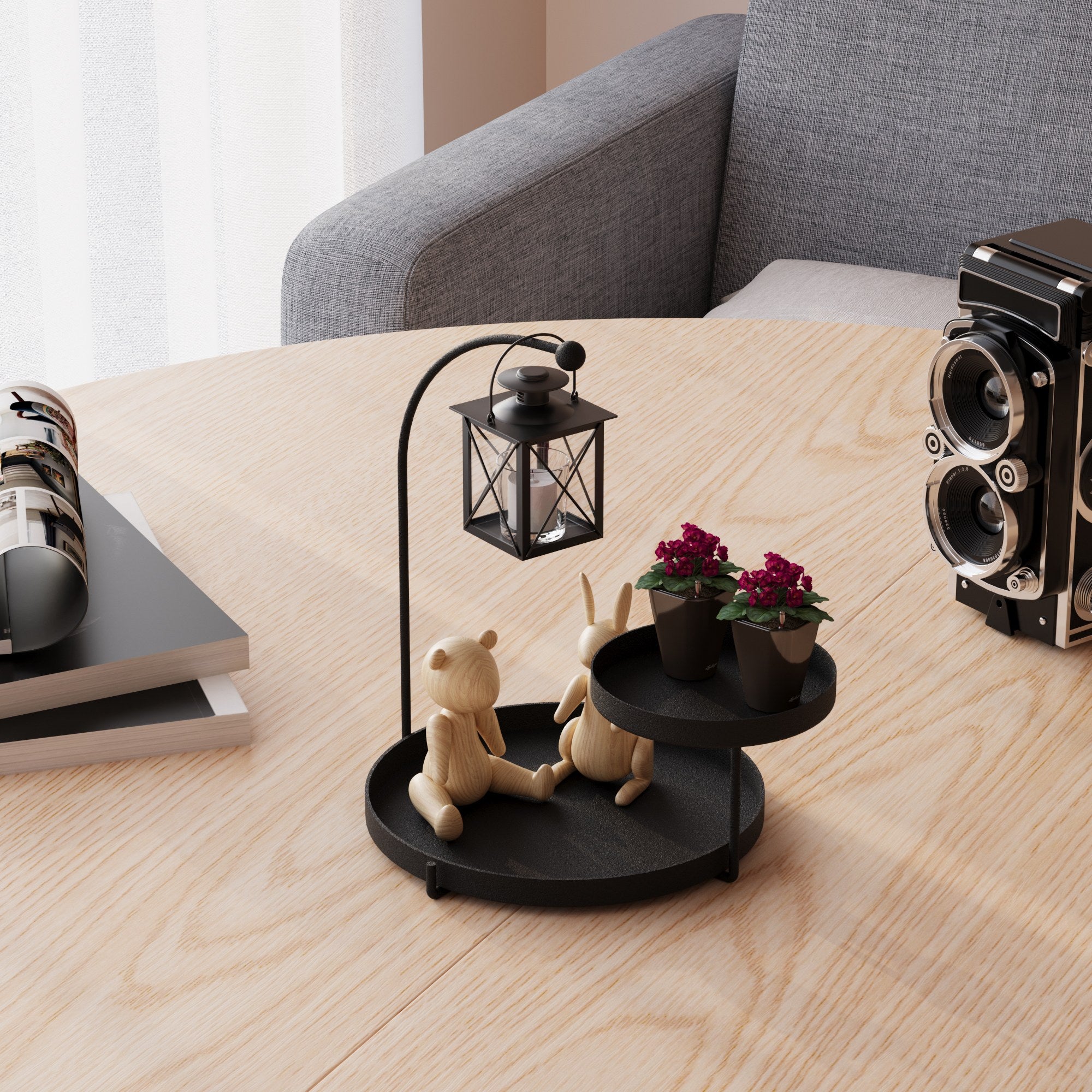 Decorative Metal Accessory Black | 247HFM1106