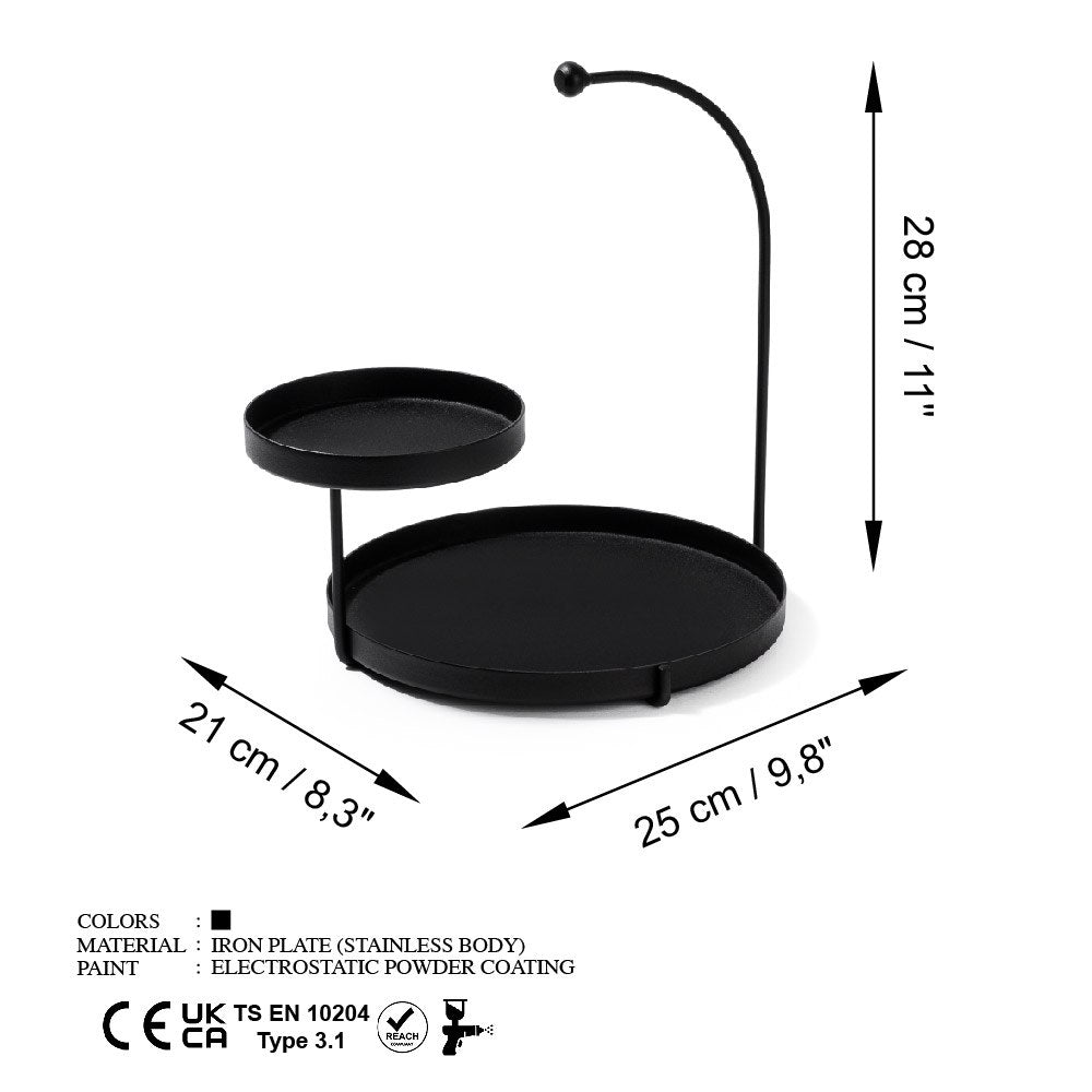 Decorative Metal Accessory Black | 247HFM1106