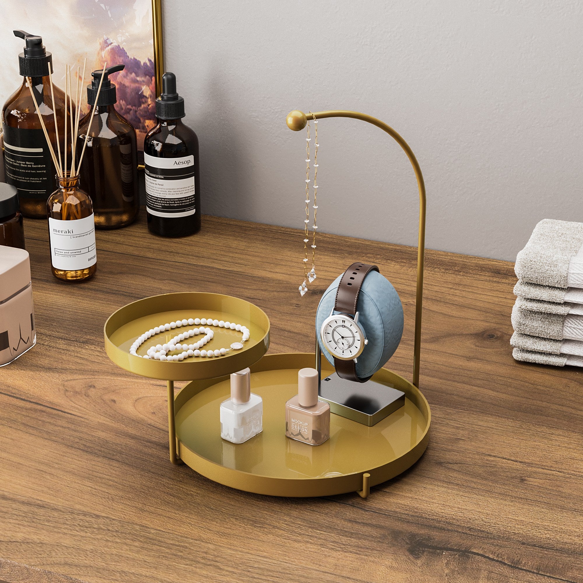 Decorative Metal Accessory Gold | 247HFM1108