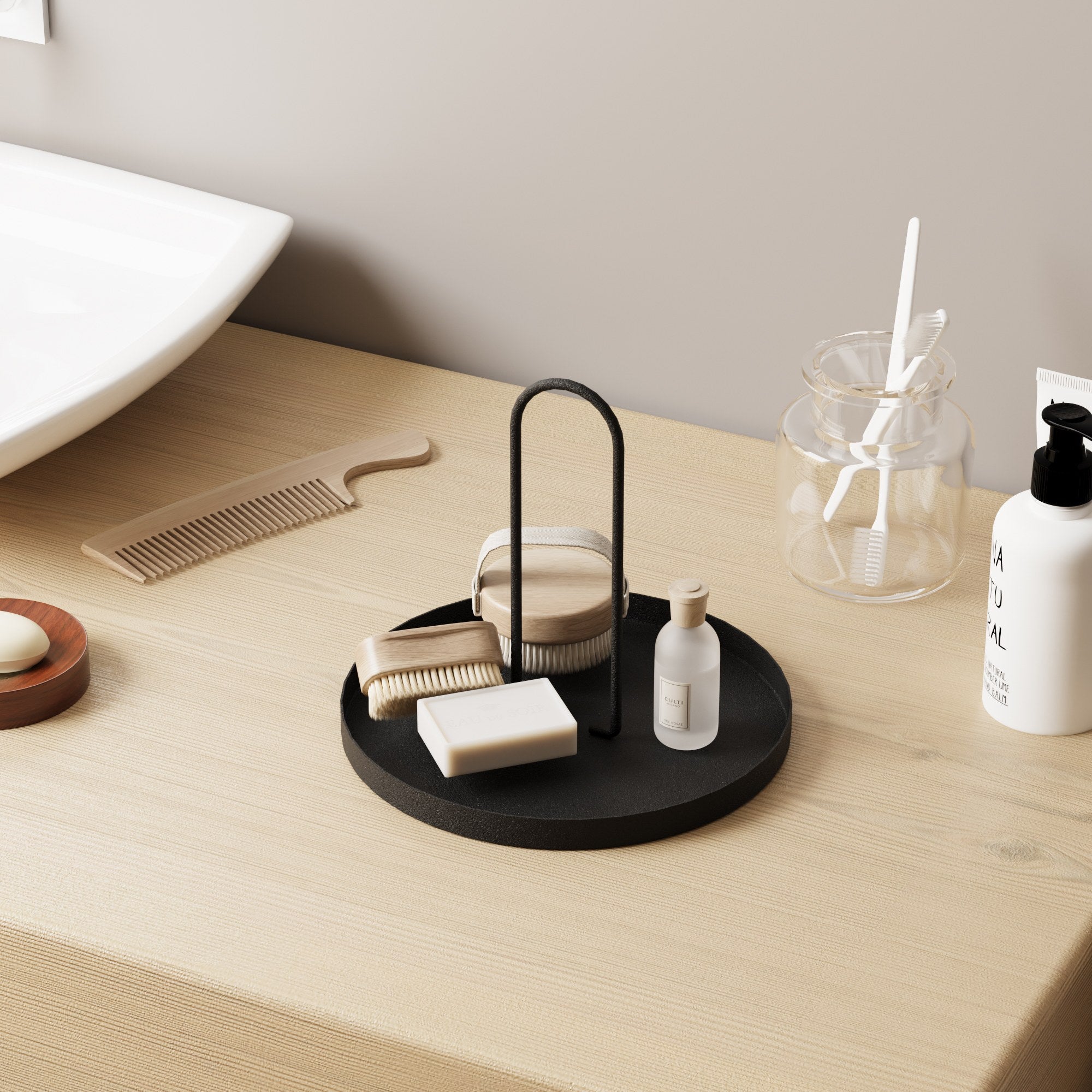 Decorative Metal Accessory Black | 247HFM1109