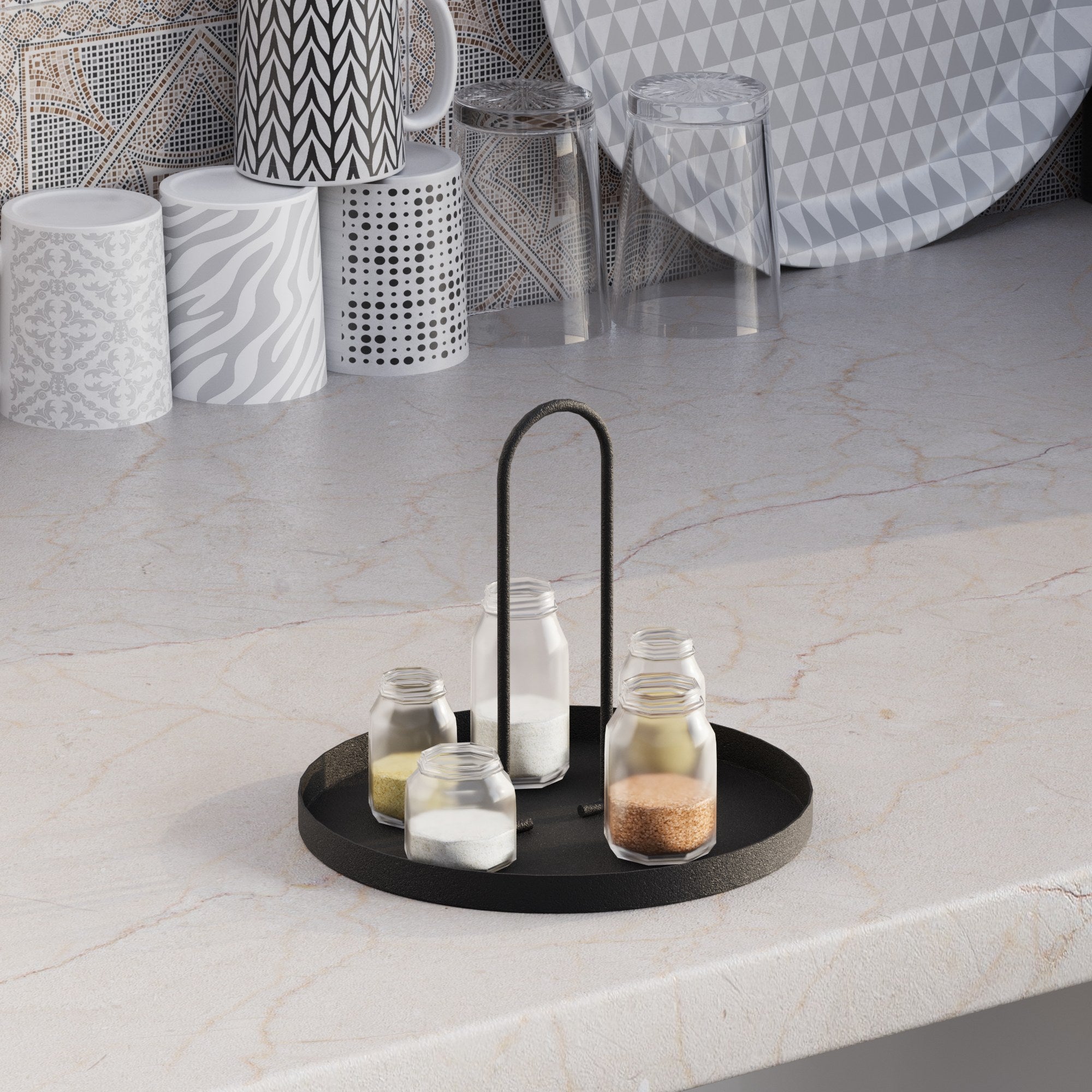 Decorative Metal Accessory Black | 247HFM1109