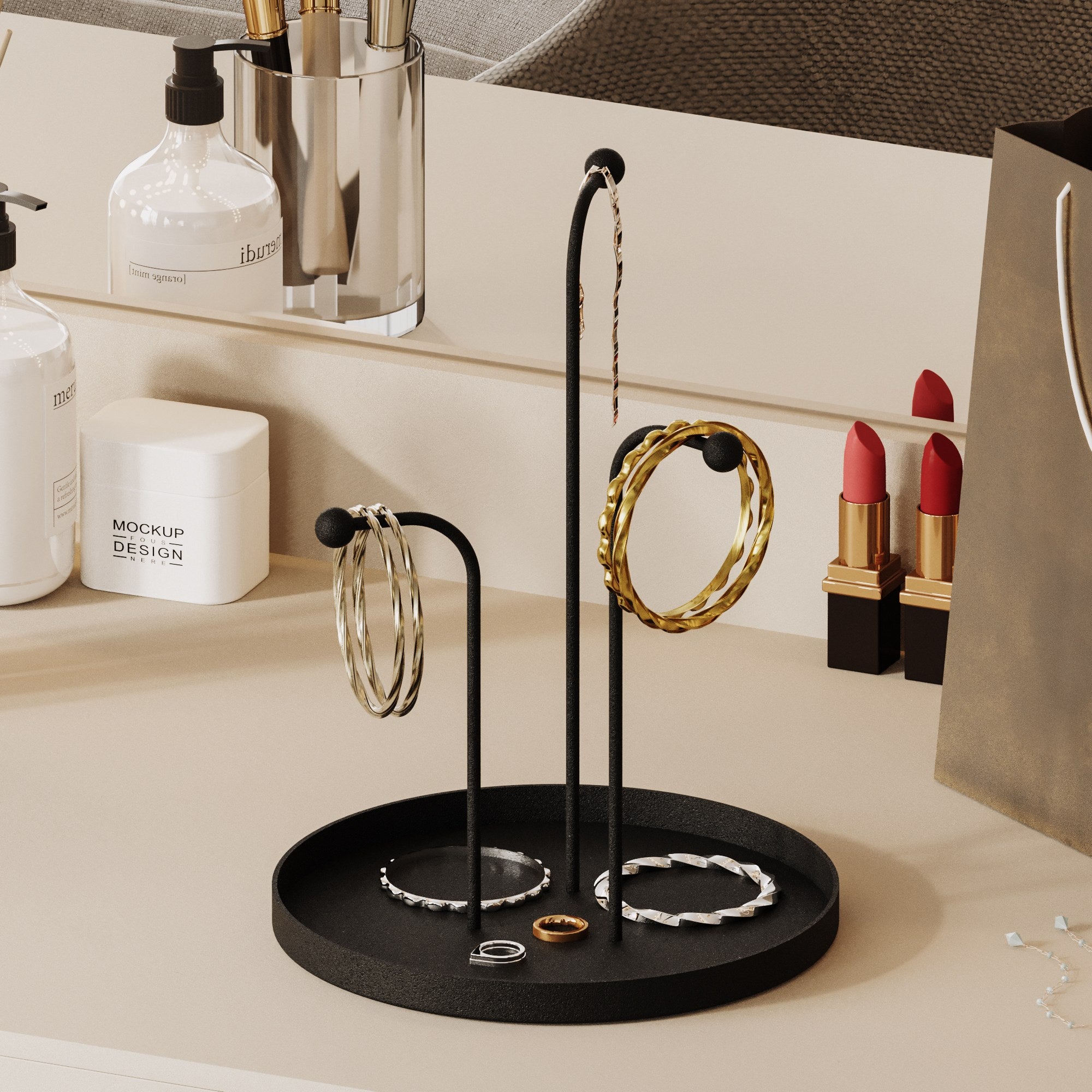 Decorative Metal Accessory Black | 247HFM1112