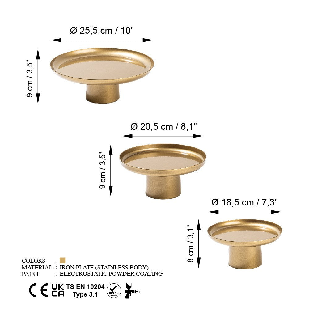 Decorative Metal Accessory Gold | 247HFM1123