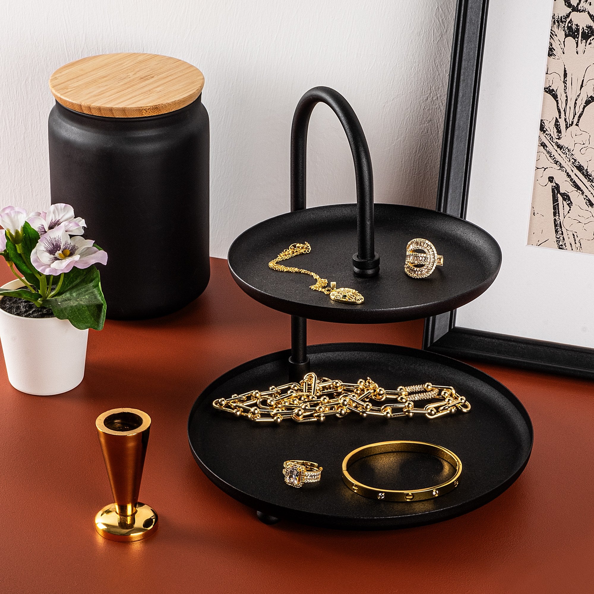 Decorative Metal Accessory Black | 247HFM1127