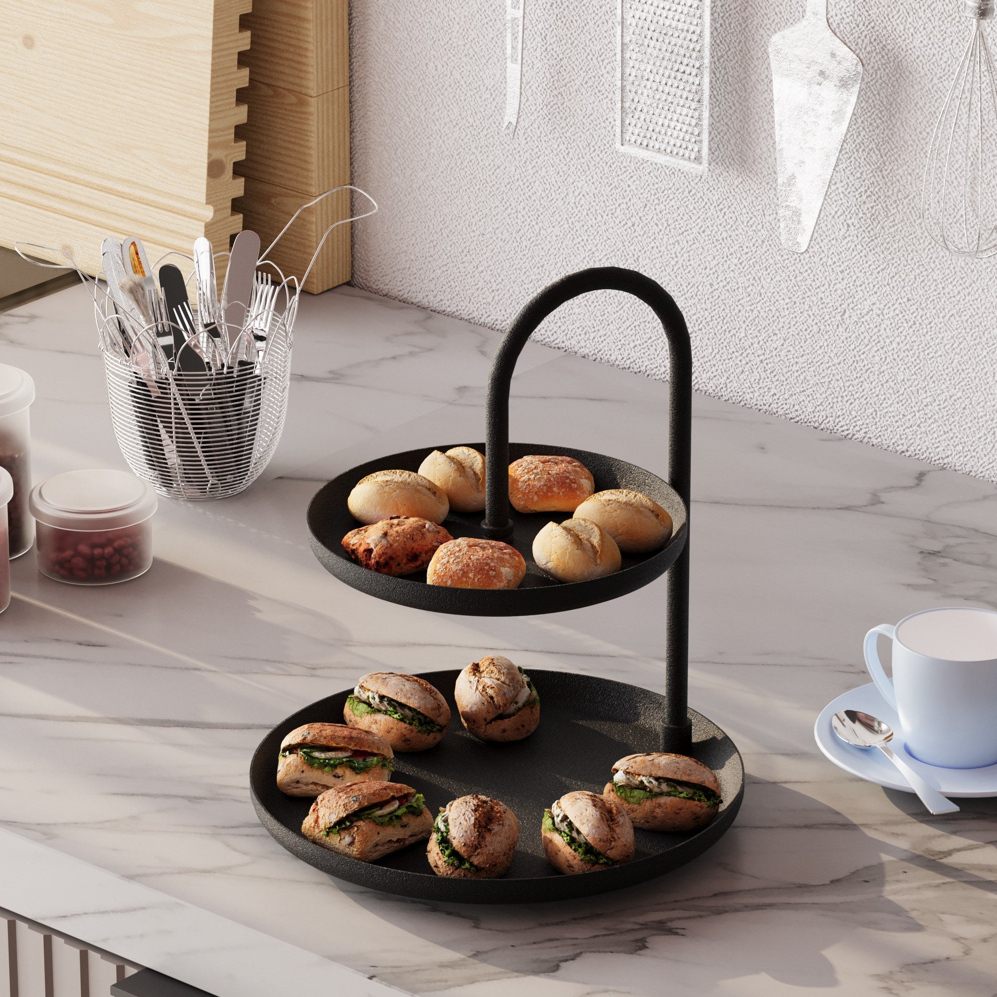 Decorative Metal Accessory Black | 247HFM1127