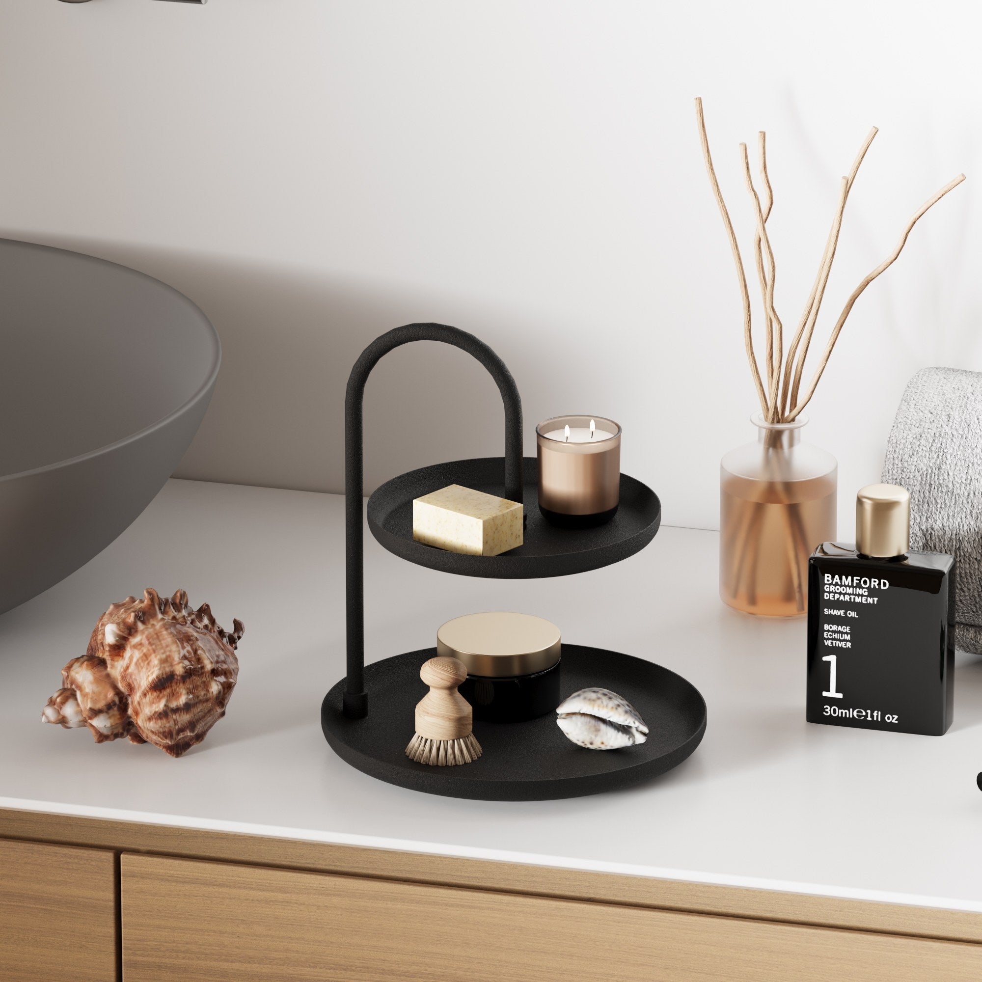 Decorative Metal Accessory Black | 247HFM1127
