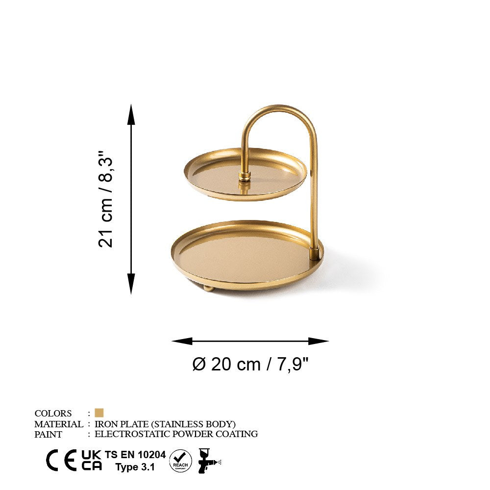 Decorative Metal Accessory Gold | 247HFM1129