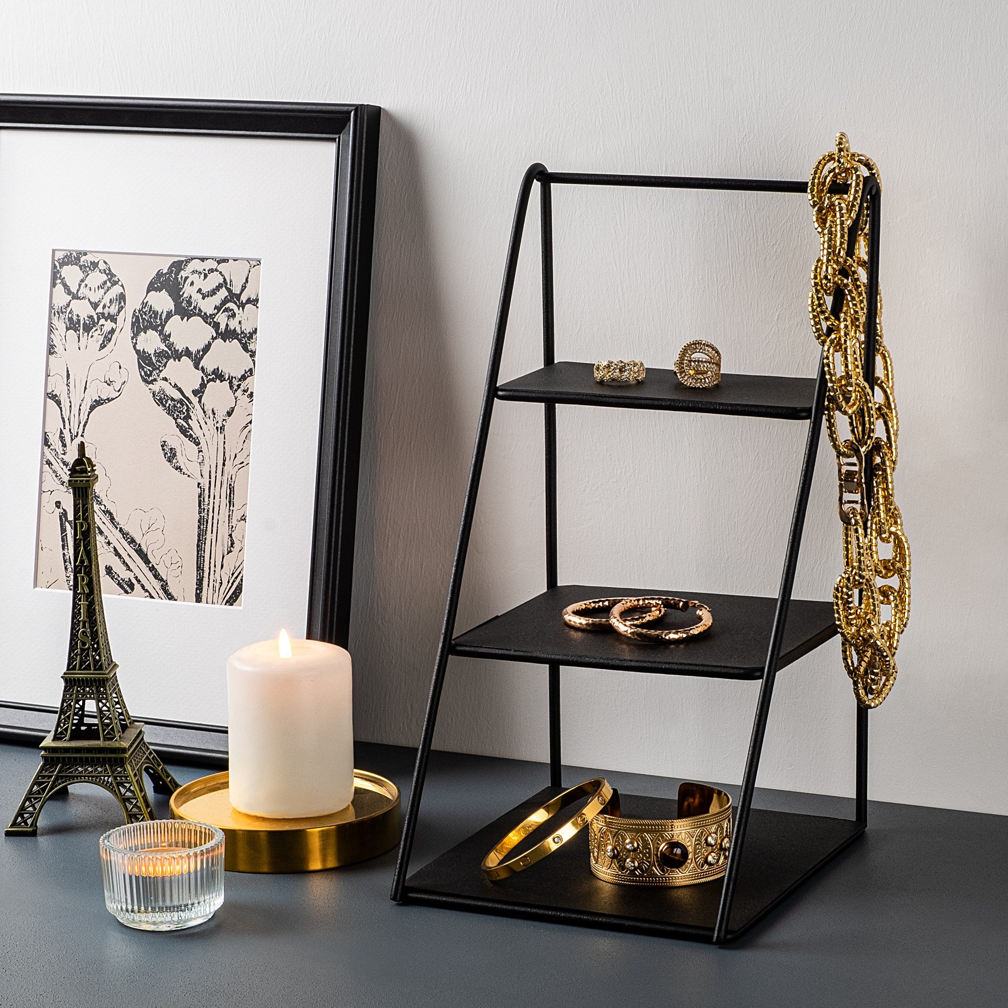 Decorative Metal Accessory Black | 247HFM1133