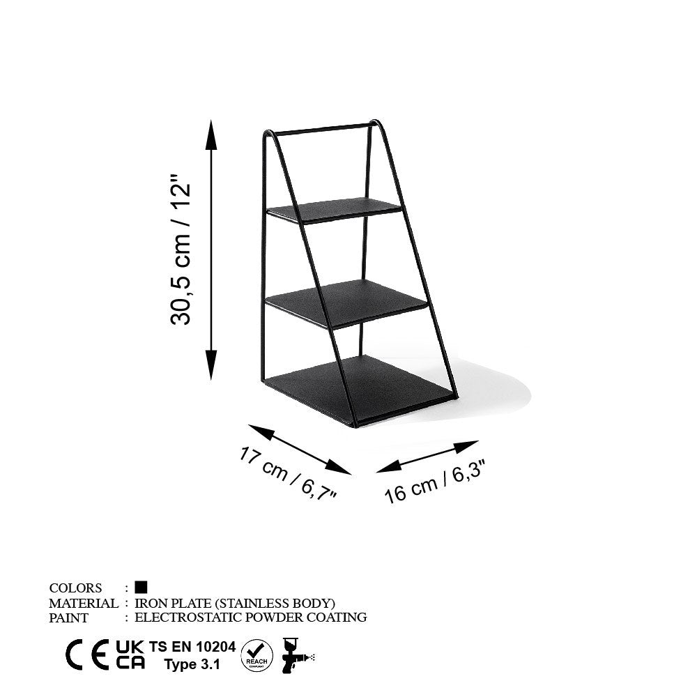 Decorative Metal Accessory Black | 247HFM1133