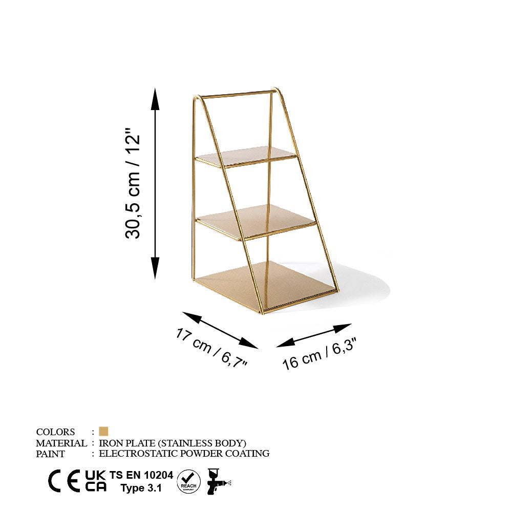 Decorative Metal Accessory Gold | 247HFM1135