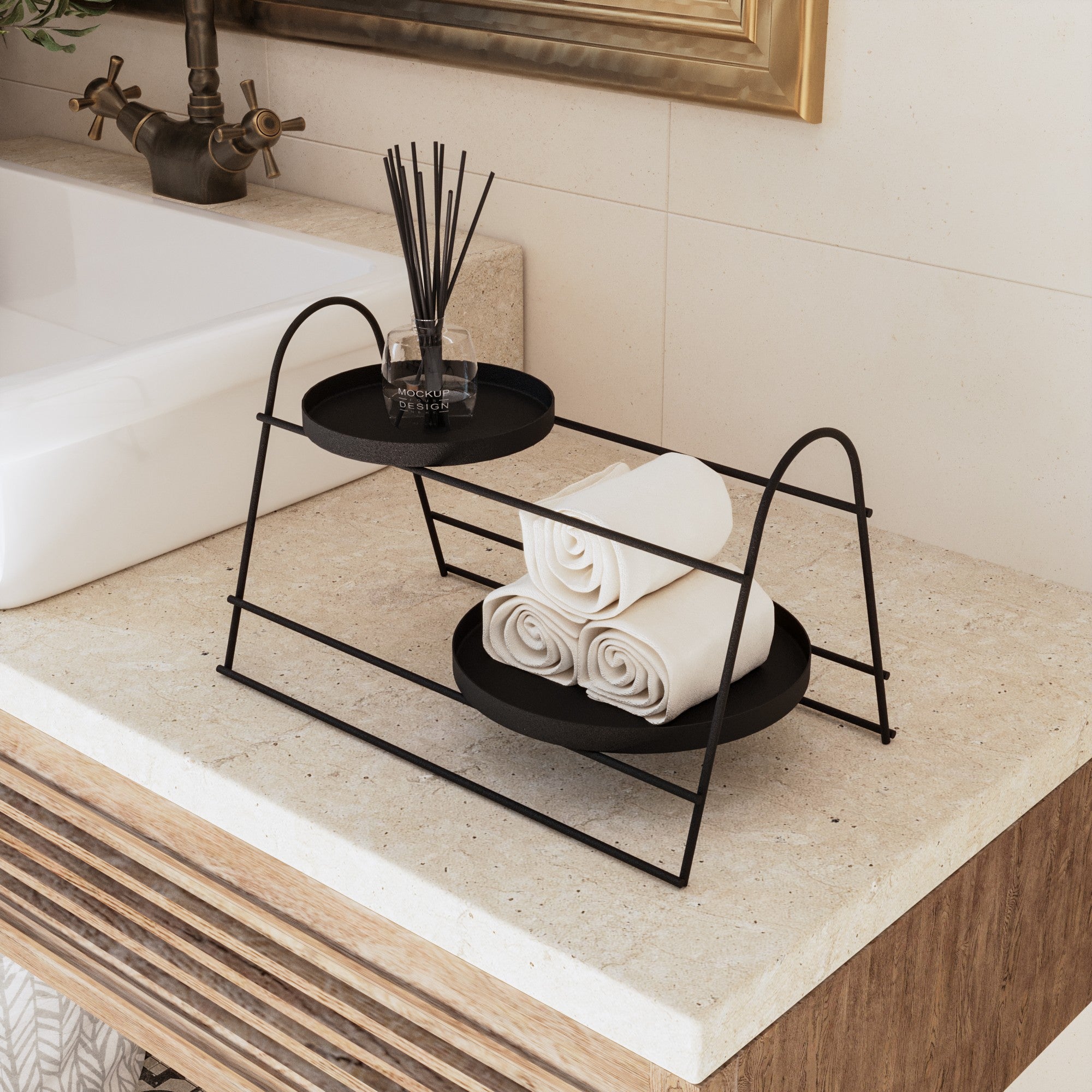 Decorative Metal Accessory Black | 247HFM1153