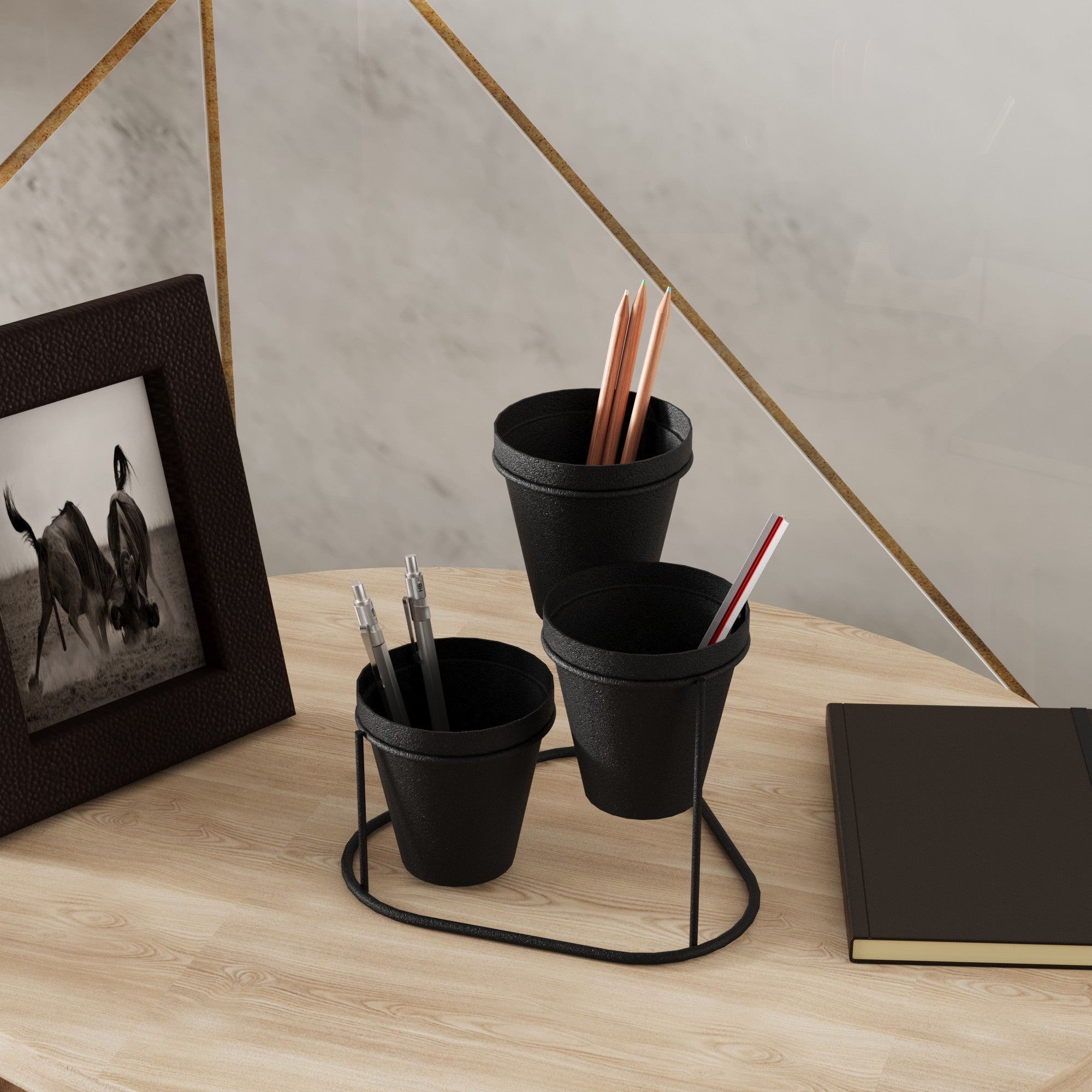 Decorative Metal Accessory Black | 247HFM1155