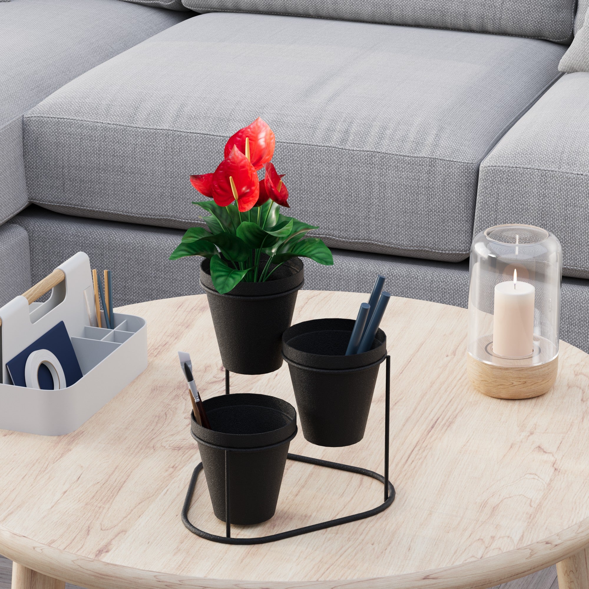 Decorative Metal Accessory Black | 247HFM1155