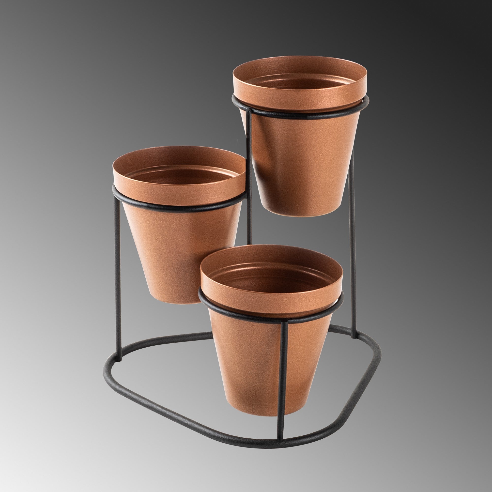 Decorative Metal Accessory Copper and Black | 247HFM1156
