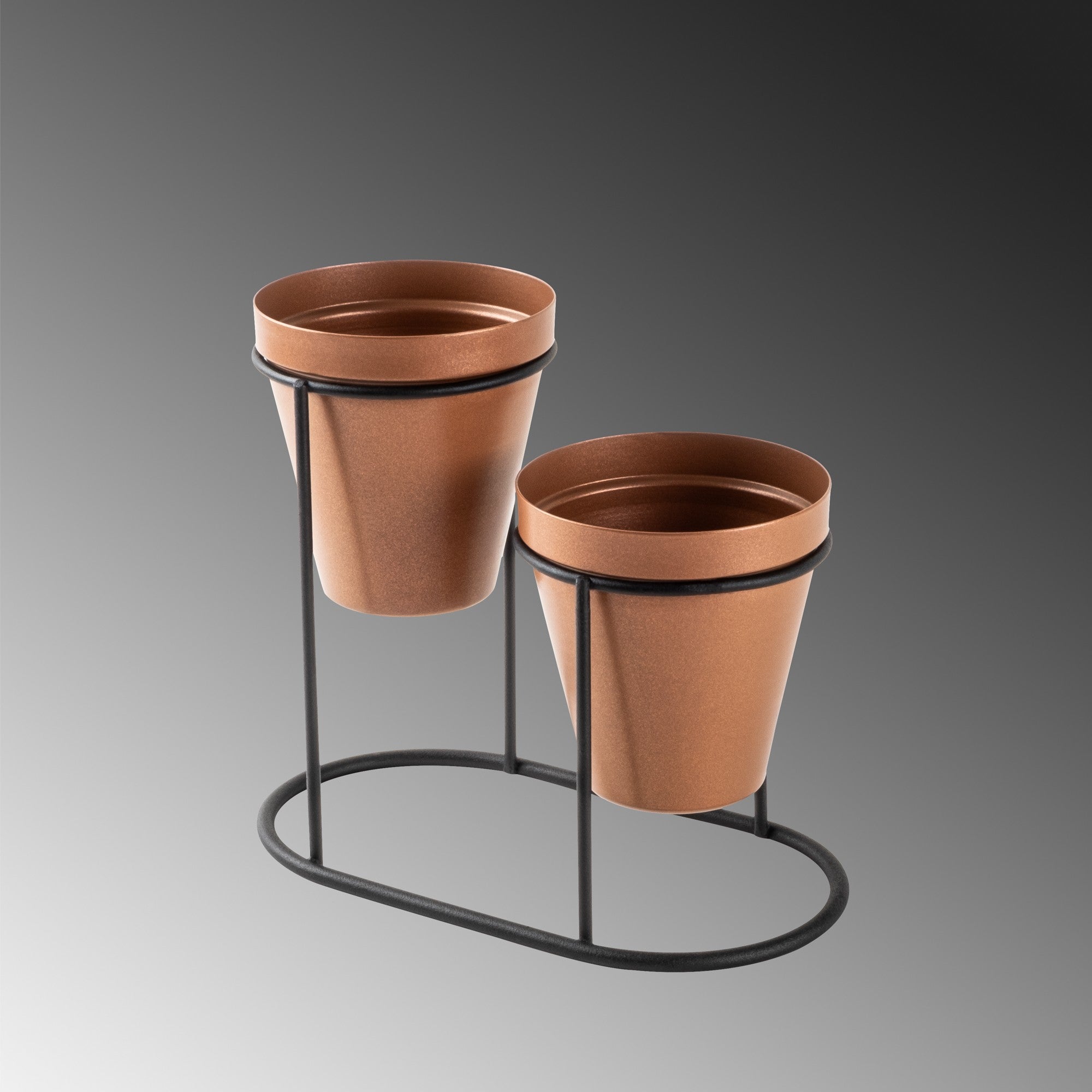 Decorative Metal Accessory Copper and Black | 247HFM1160