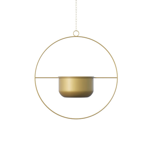 Gold Metal Decorative Pot – Design 1202