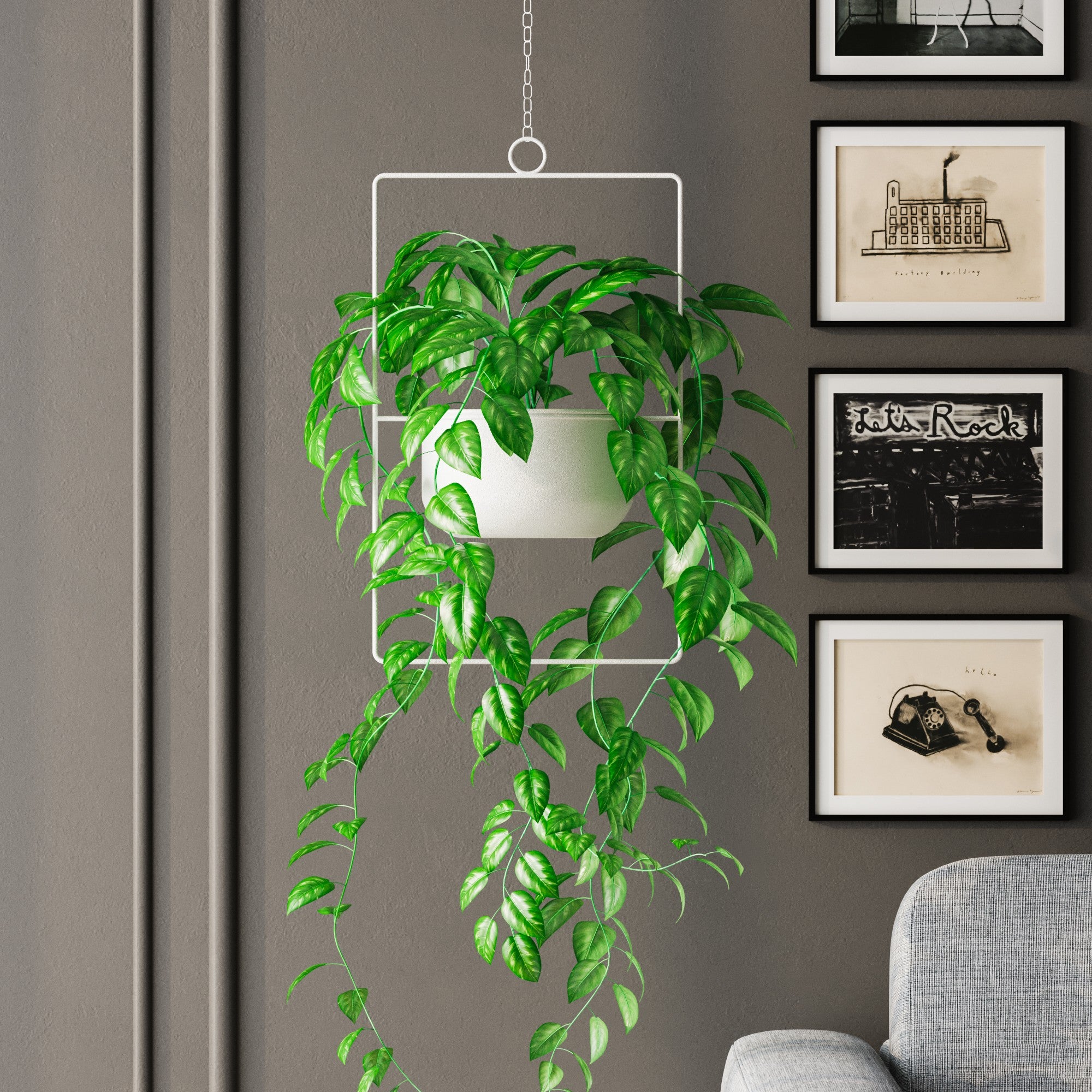 Decorative Pot METAL | 247HFM1208