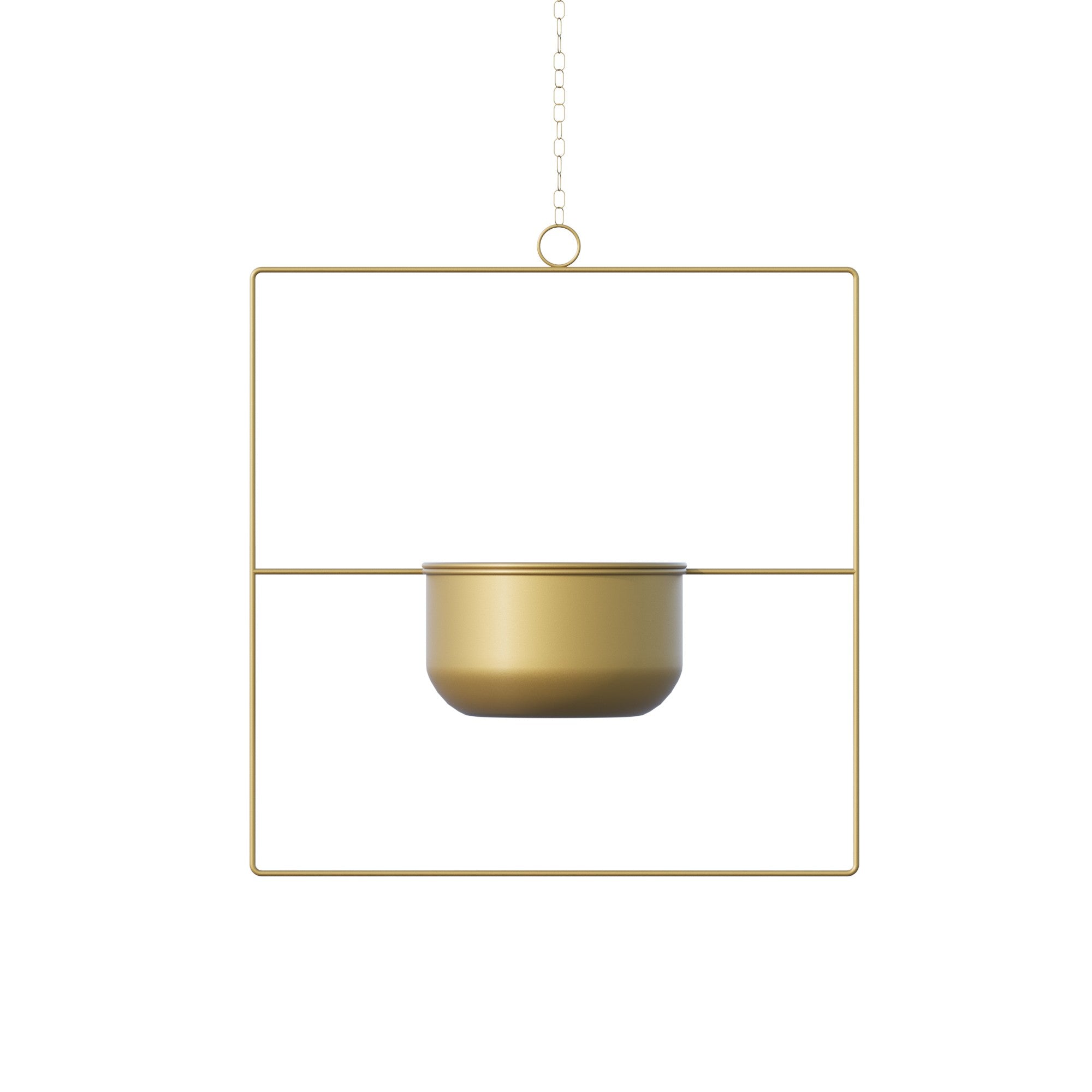 Gold Metal Decorative Pot – Design 1210