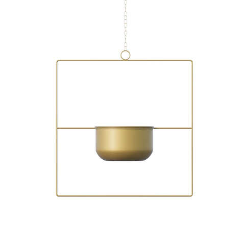 Gold Metal Decorative Pot – Design 1210