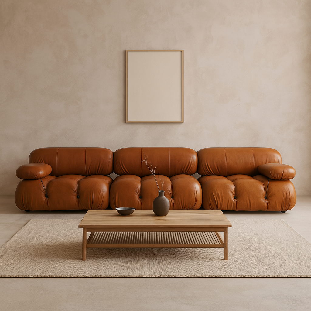 3-seater modular straight sofa - Camelia