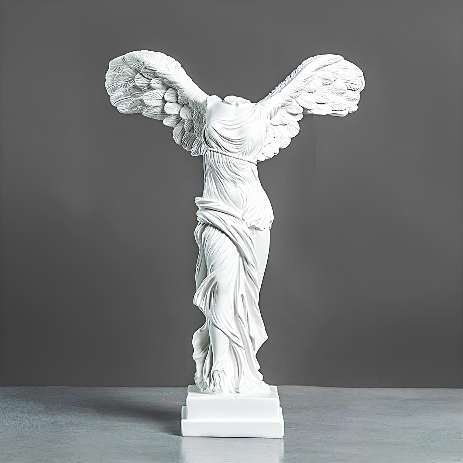 White Polyester Decorative Object for Interiors