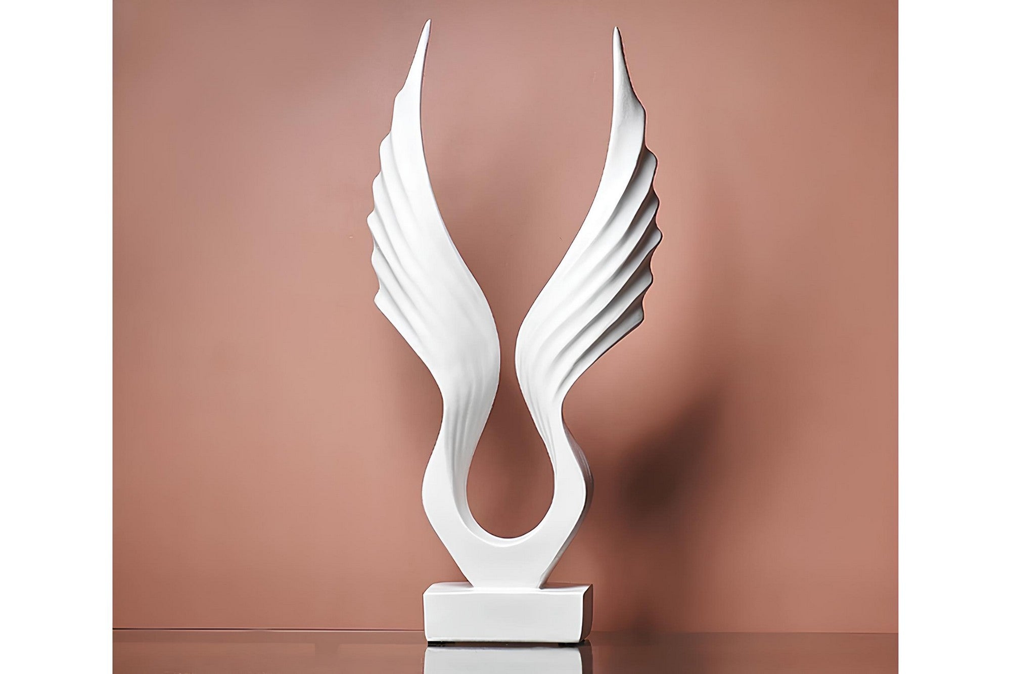 White Polyester Home Ornament