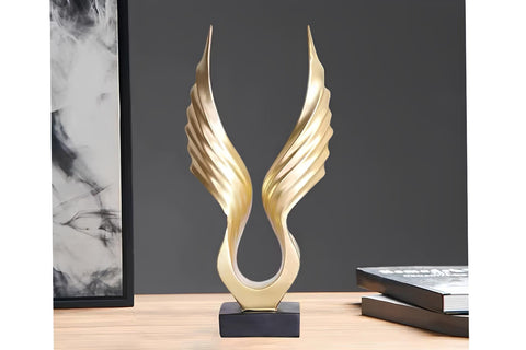 Objet décoratif en résine doré – 20 cm