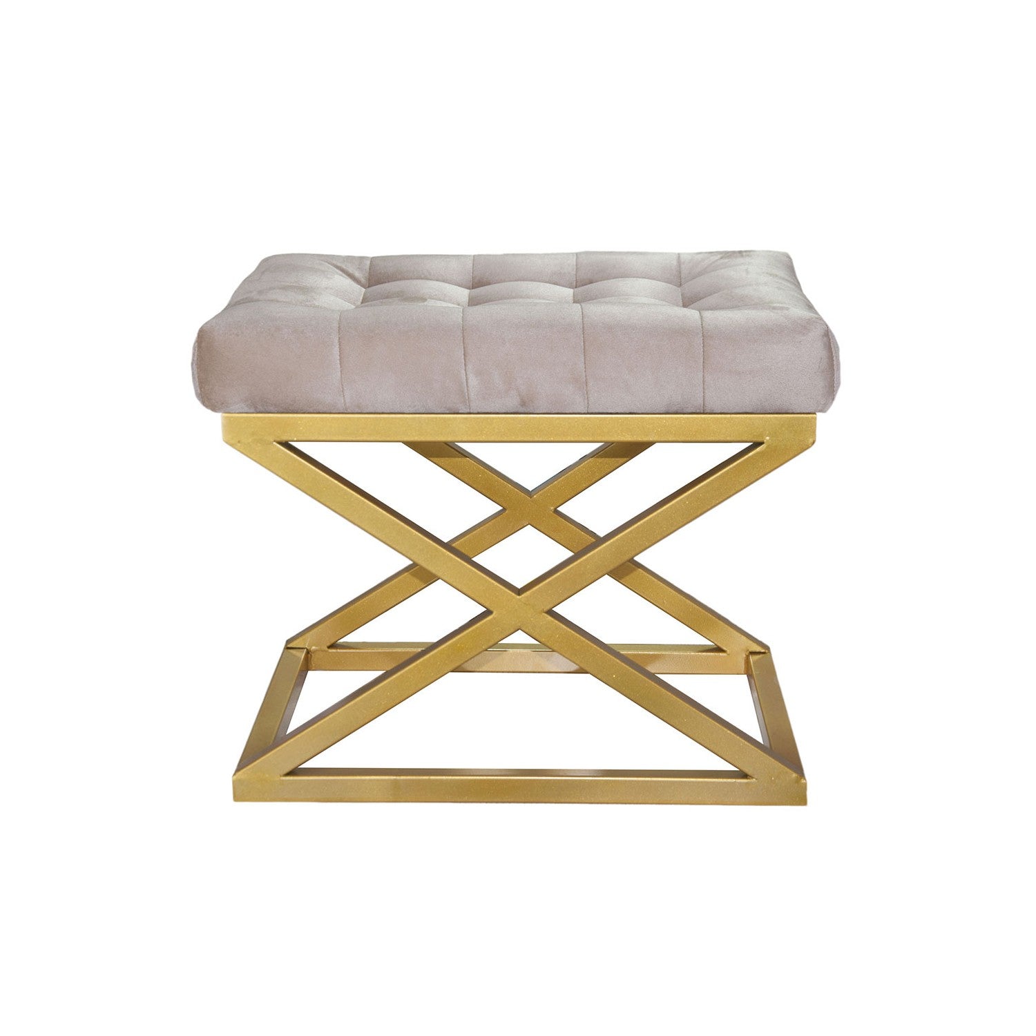 Capraz| Gold
Cream Pouffe – Modern Upholstered Ottoman