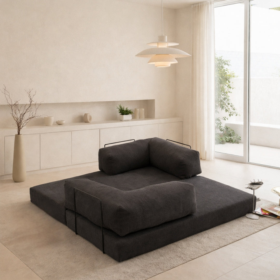 Sleepy Anthracite 3 Seater Sofa bed | Comfortable Modern Couch and sofa