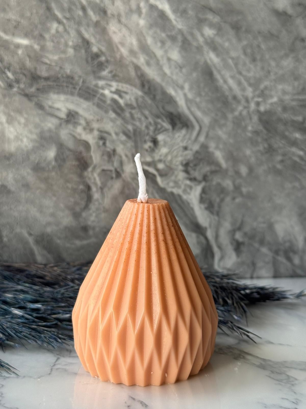 Decorative Candle SOYA | 447FLD1124