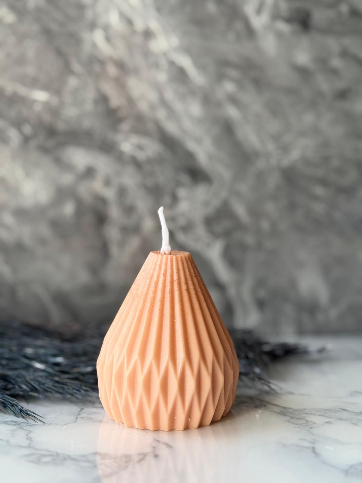 Decorative Candle SOYA | 447FLD1124