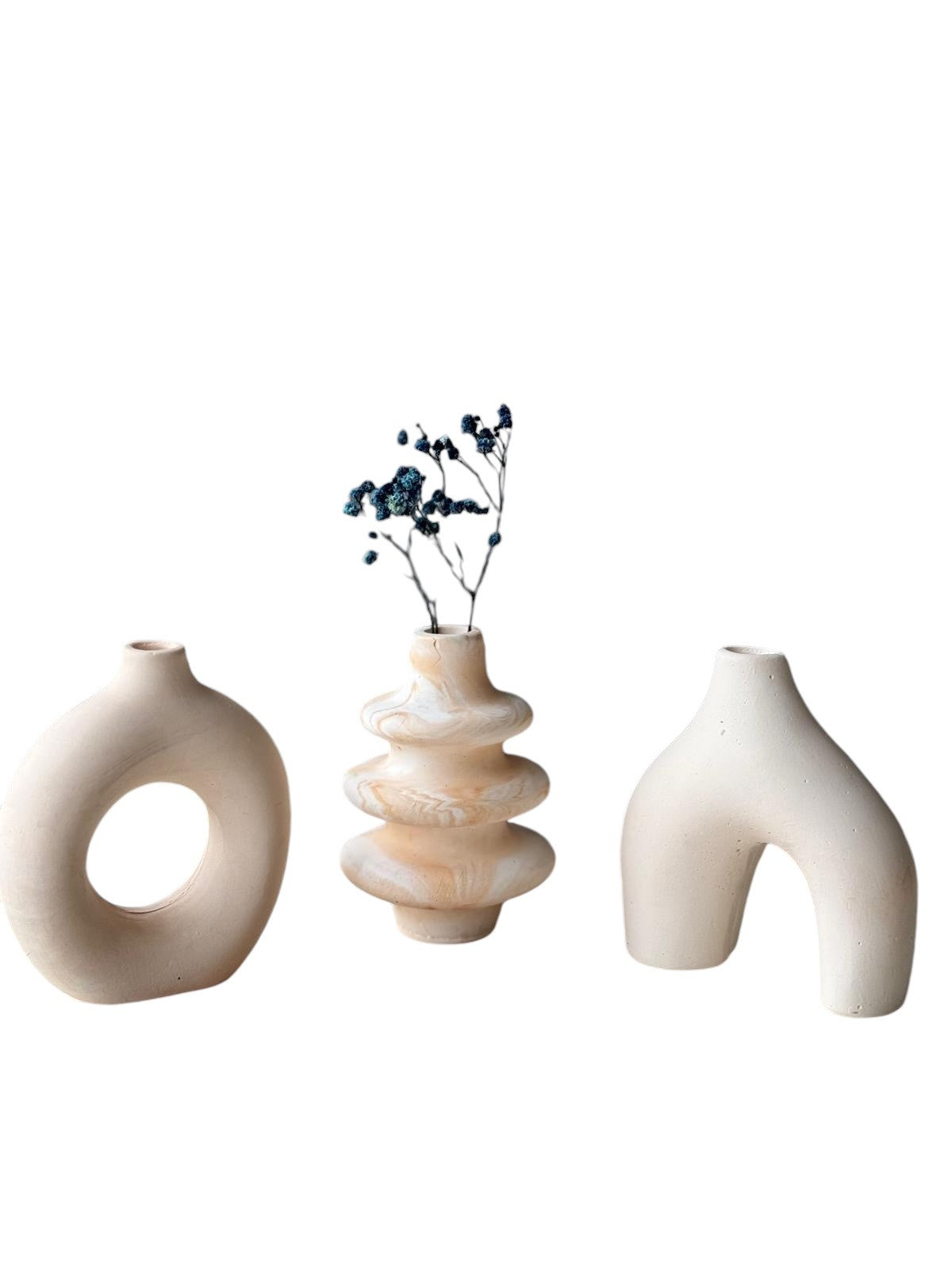 Decorative Vase Set CONCRETE | 447FLD1161