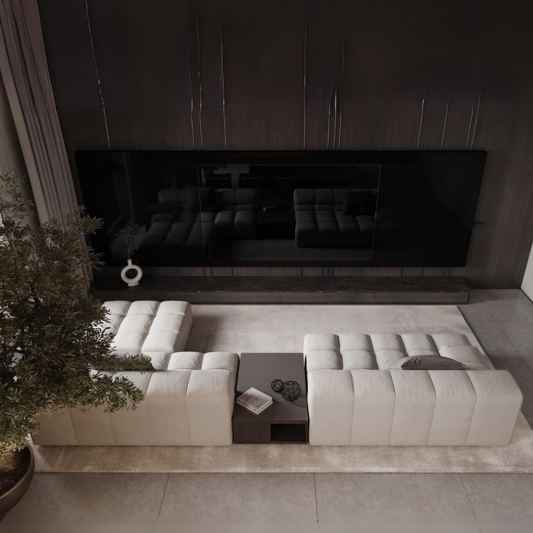 XL Chaise with Right Low Armrest for Tully Modular Corner Sofa