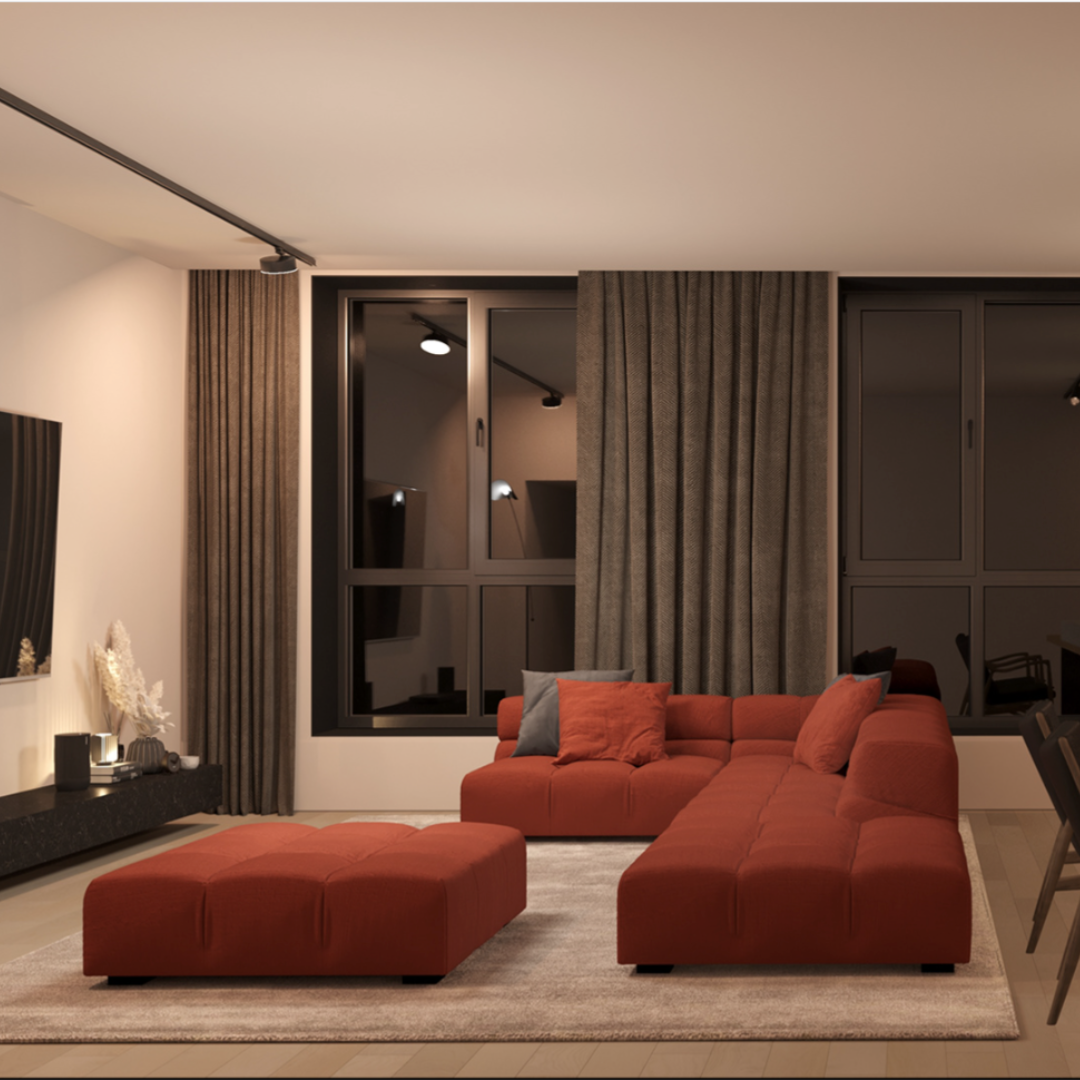 Sofa End with Cut Backrest Standard Right – Tully Modular Sofa