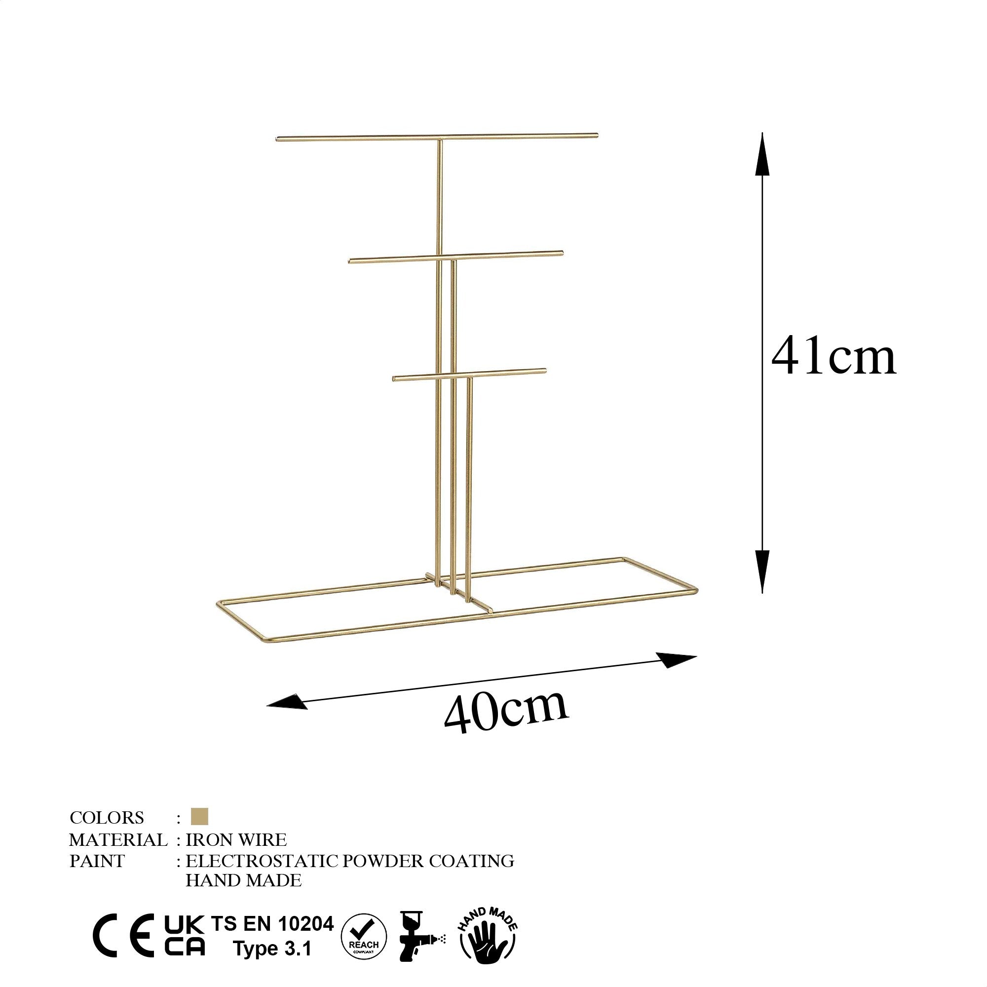 Jewellery Stand Organizer METAL | 498HFT1206