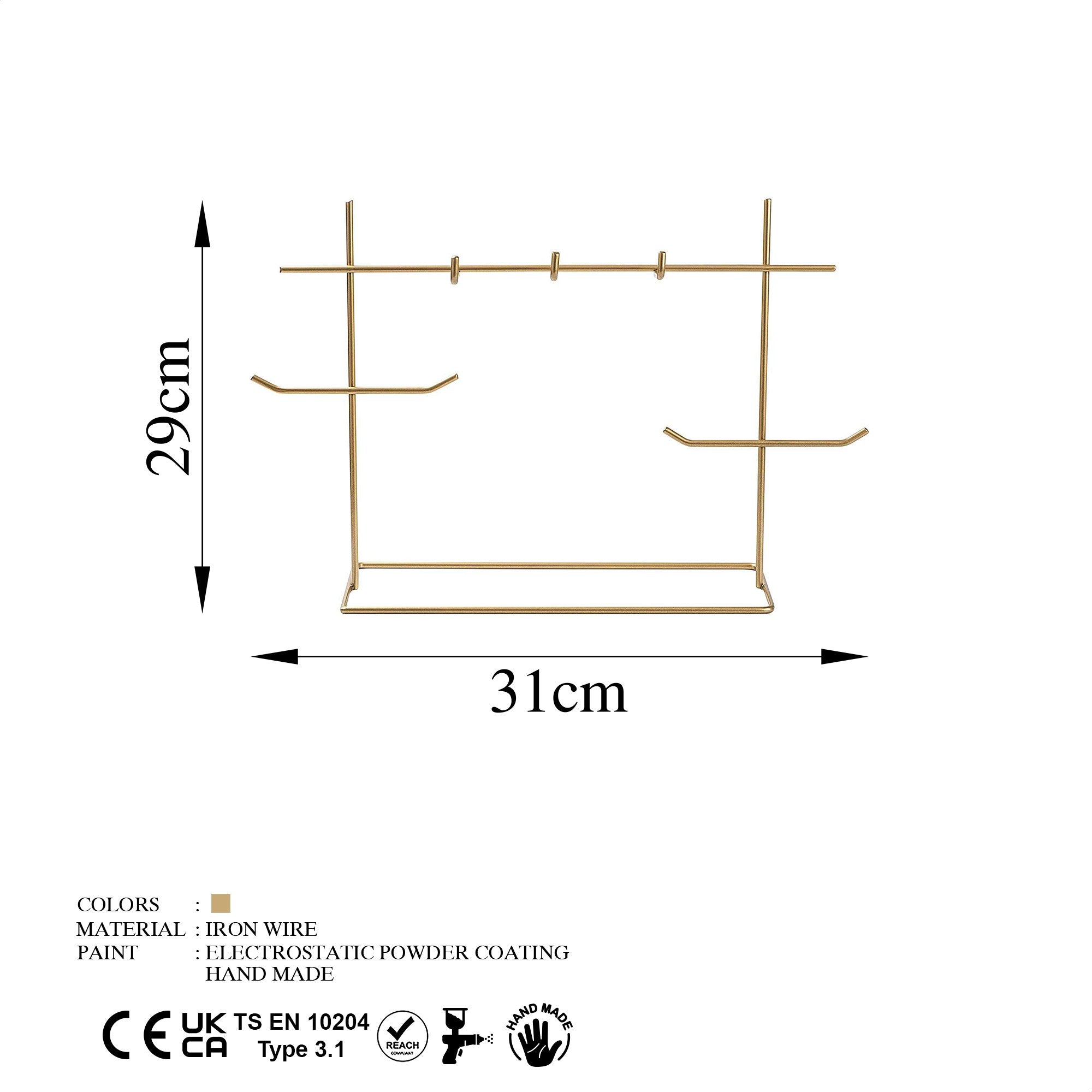 Jewellery Stand Organizer METAL | 498HFT1207