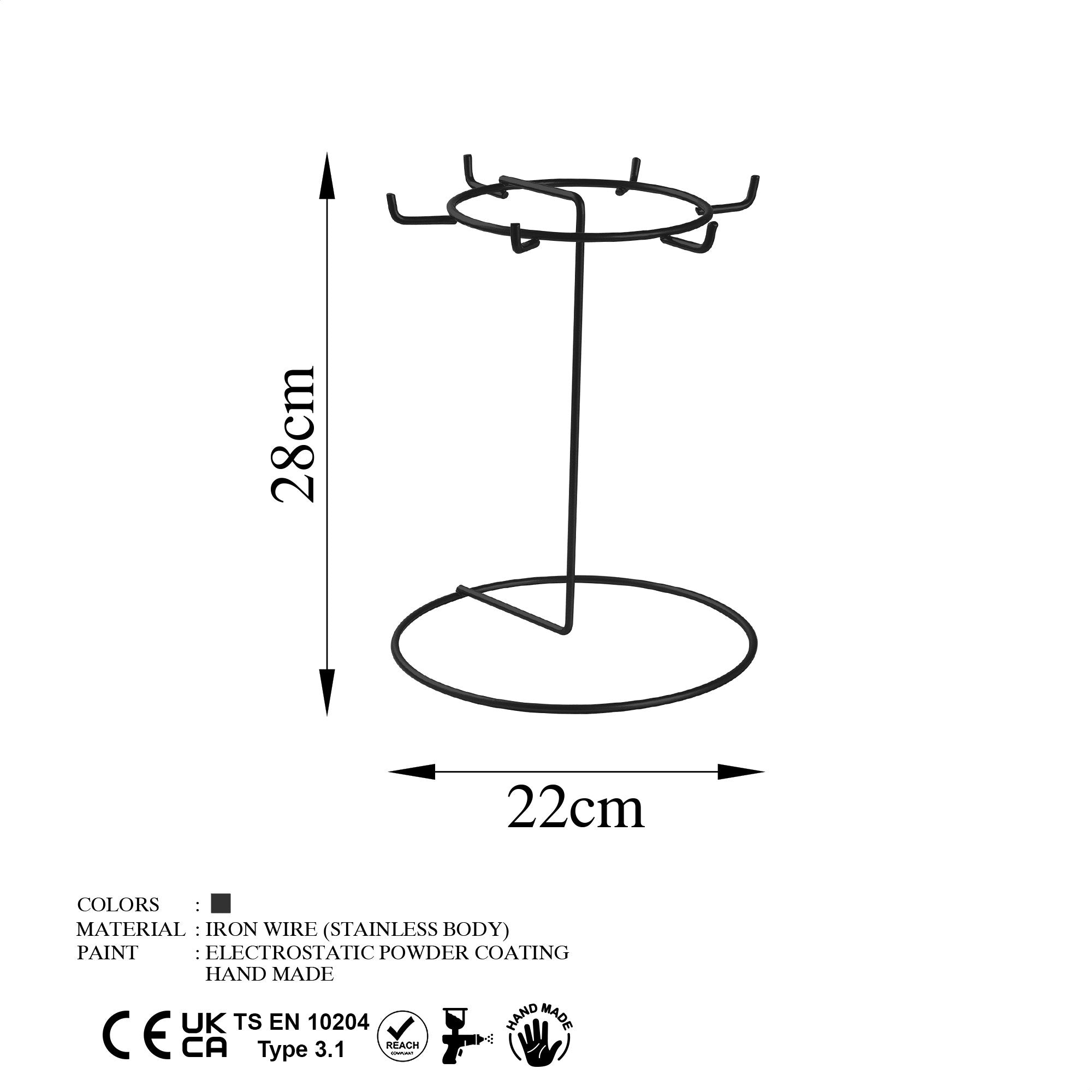 Jewellery Stand Organizer METAL | 498HFT1210