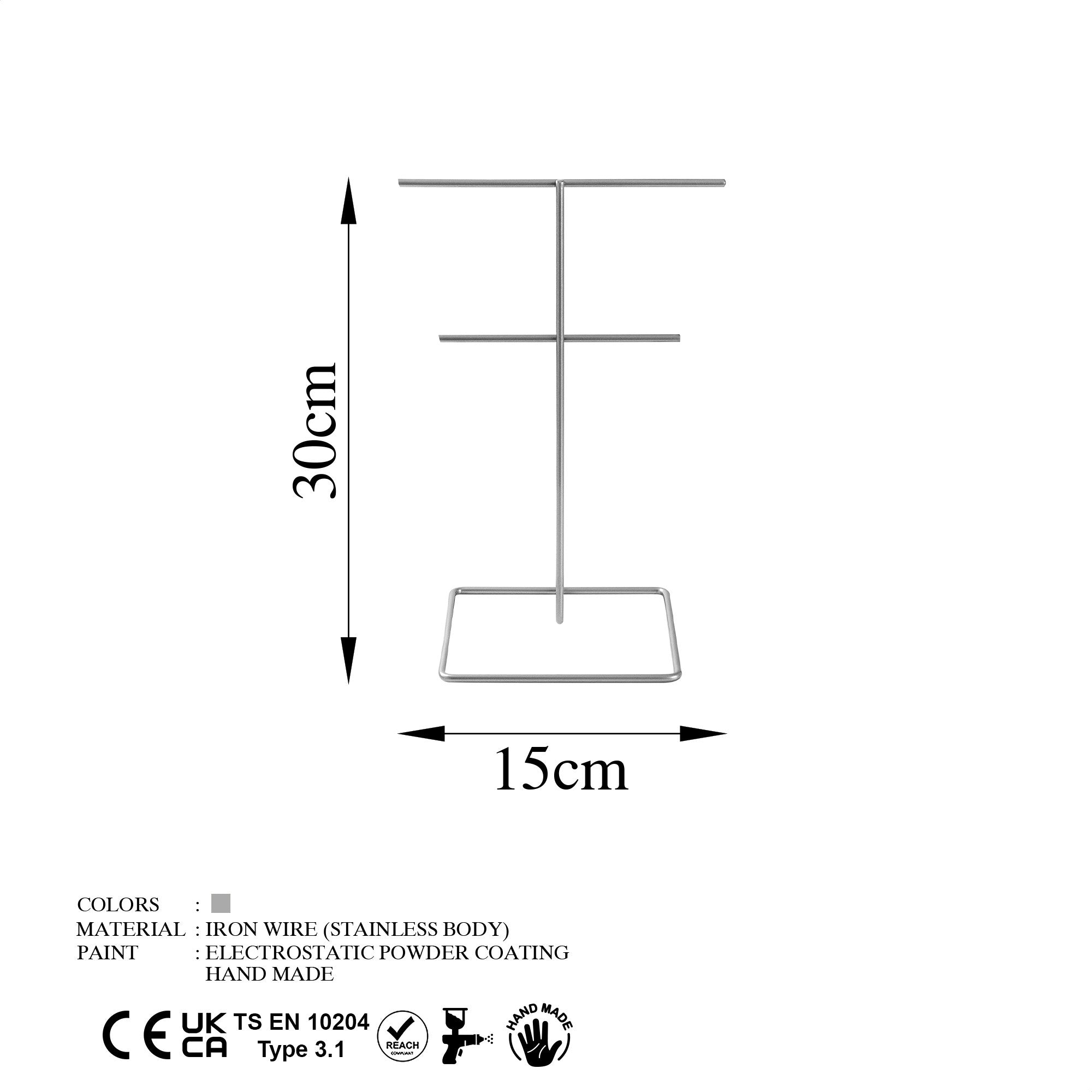 Jewellery Stand Organizer METAL | 498HFT1215