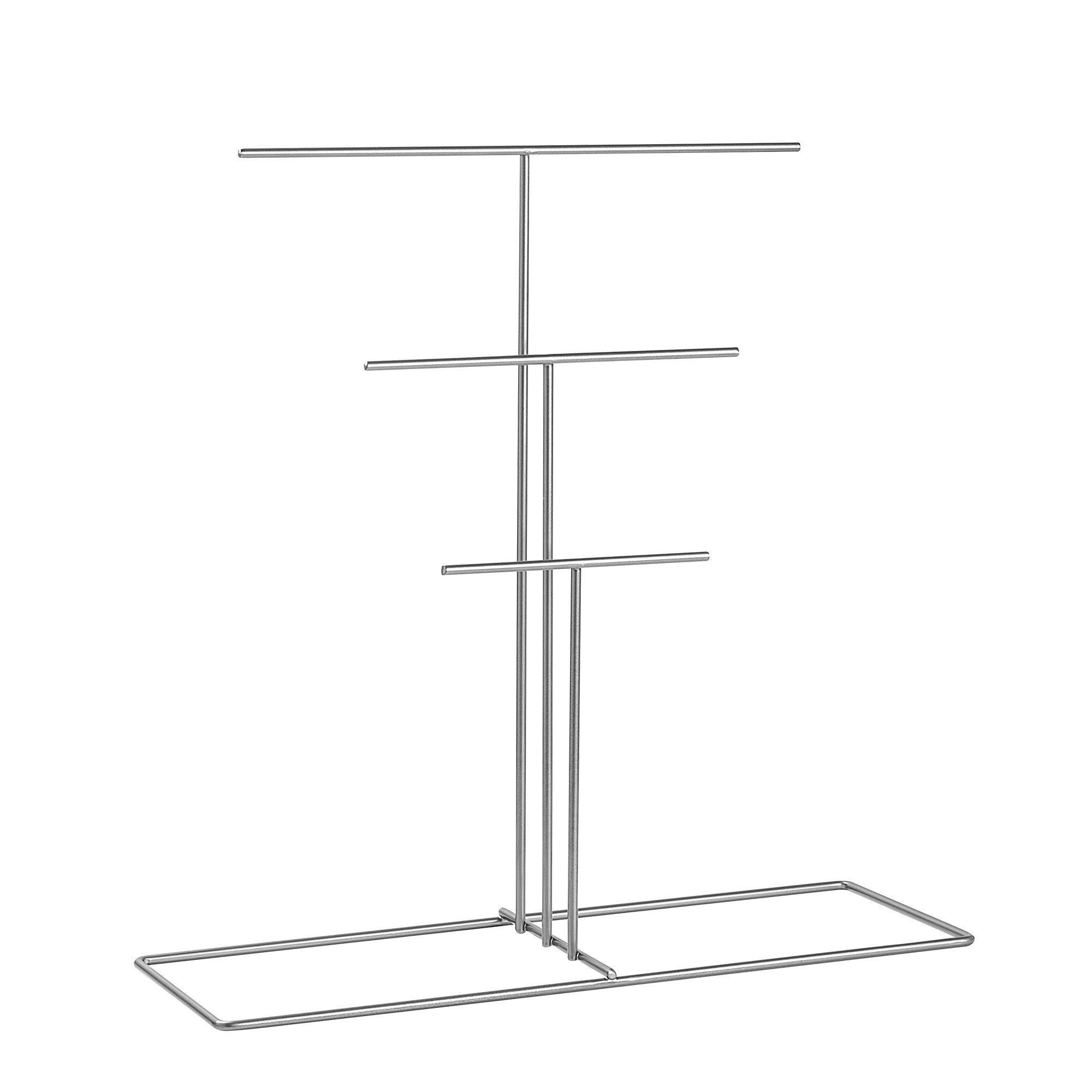 Organisateur présentoir pour bijoux en métal chromé – Modèle 1219