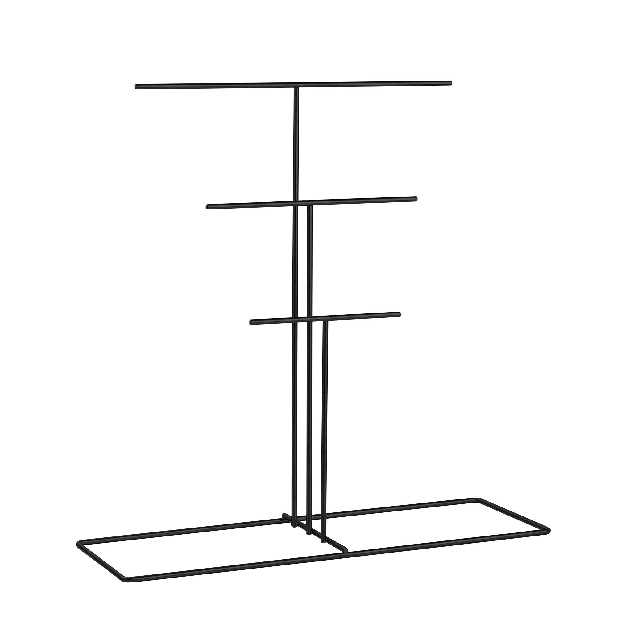 Organizer porta gioielli in metallo nero – Design 1220