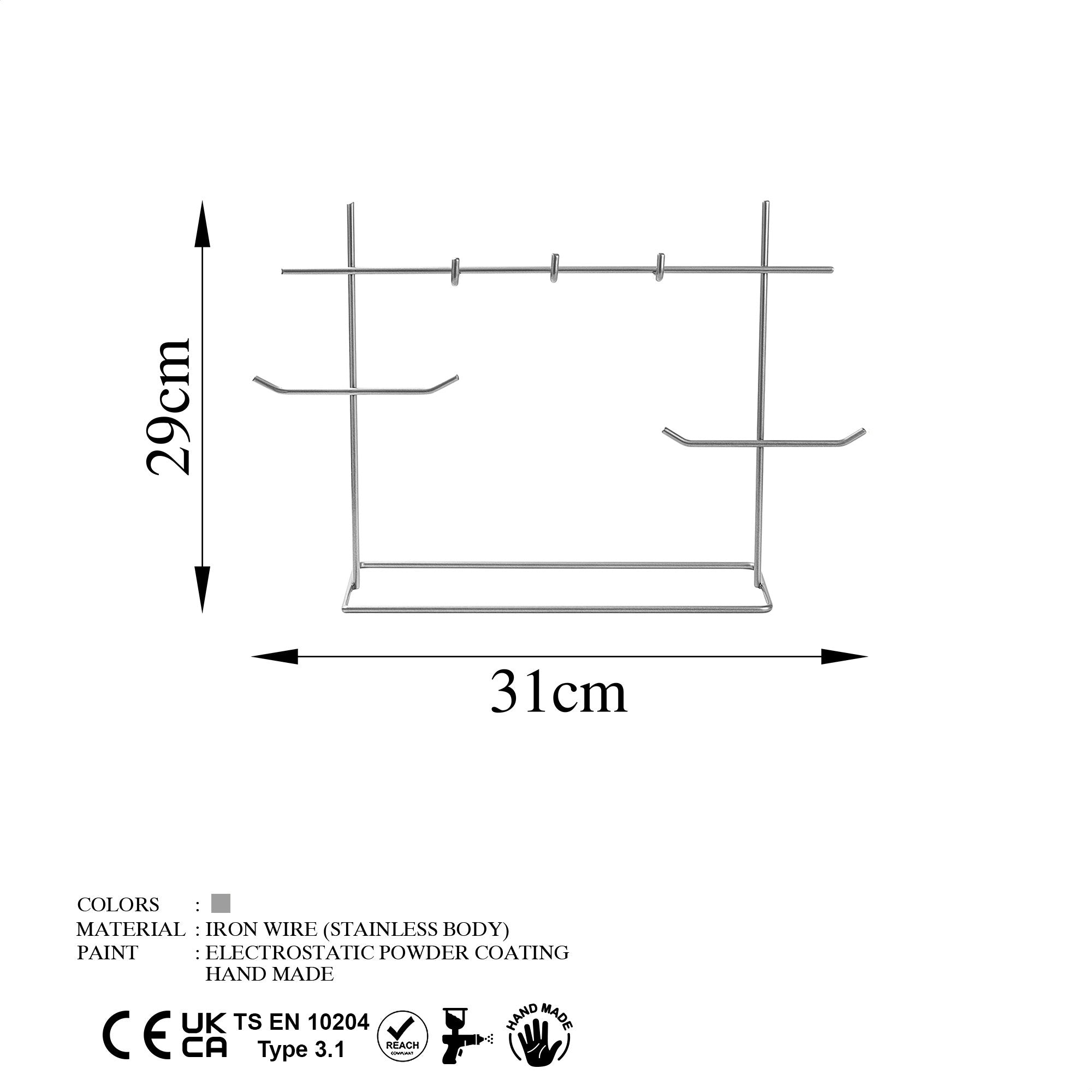 Jewellery Stand Organizer METAL | 498HFT1221