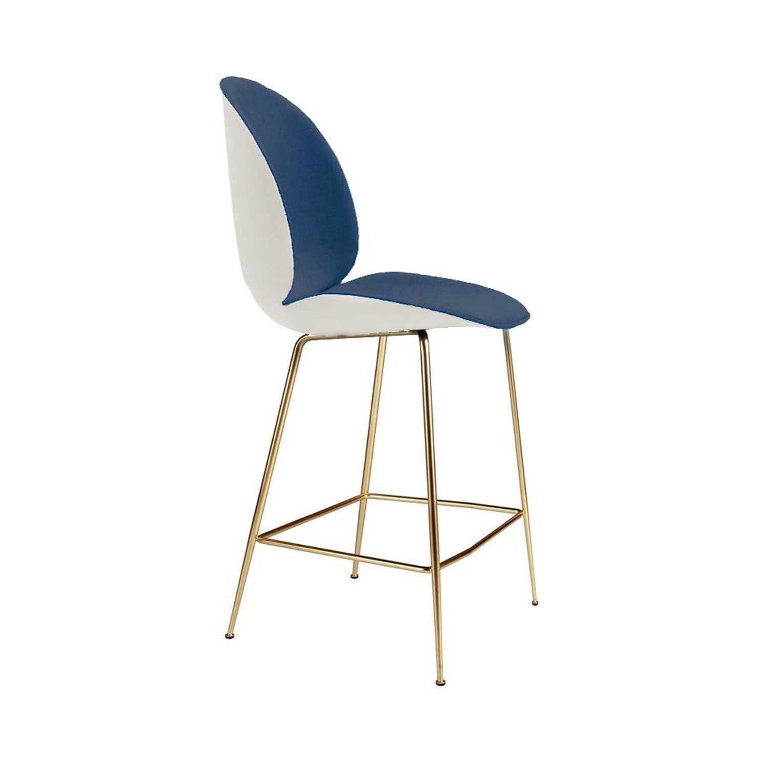 The Beetle bar stool in Plastic and Fabric - Gubi Inspiration