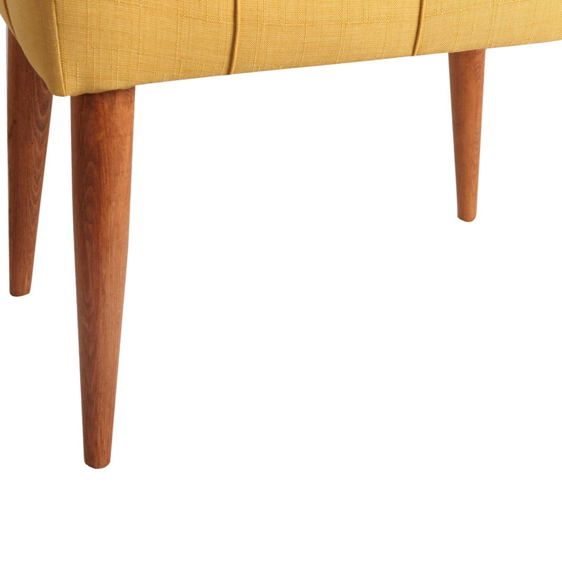 New Cool - Yellow Pouffe – Modern Upholstered Ottoman