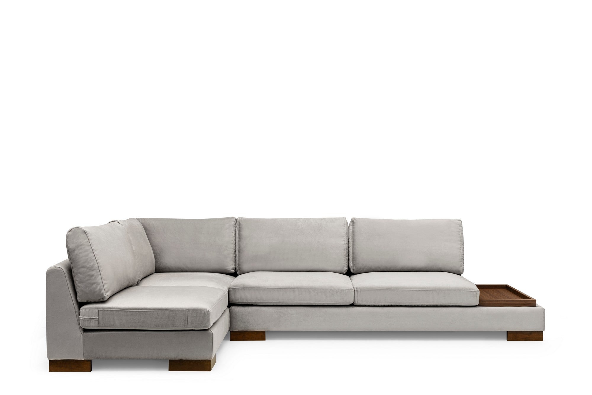 Tulip – Light Grey L Shape Corner Sofa | Designer Sectional for Living Room