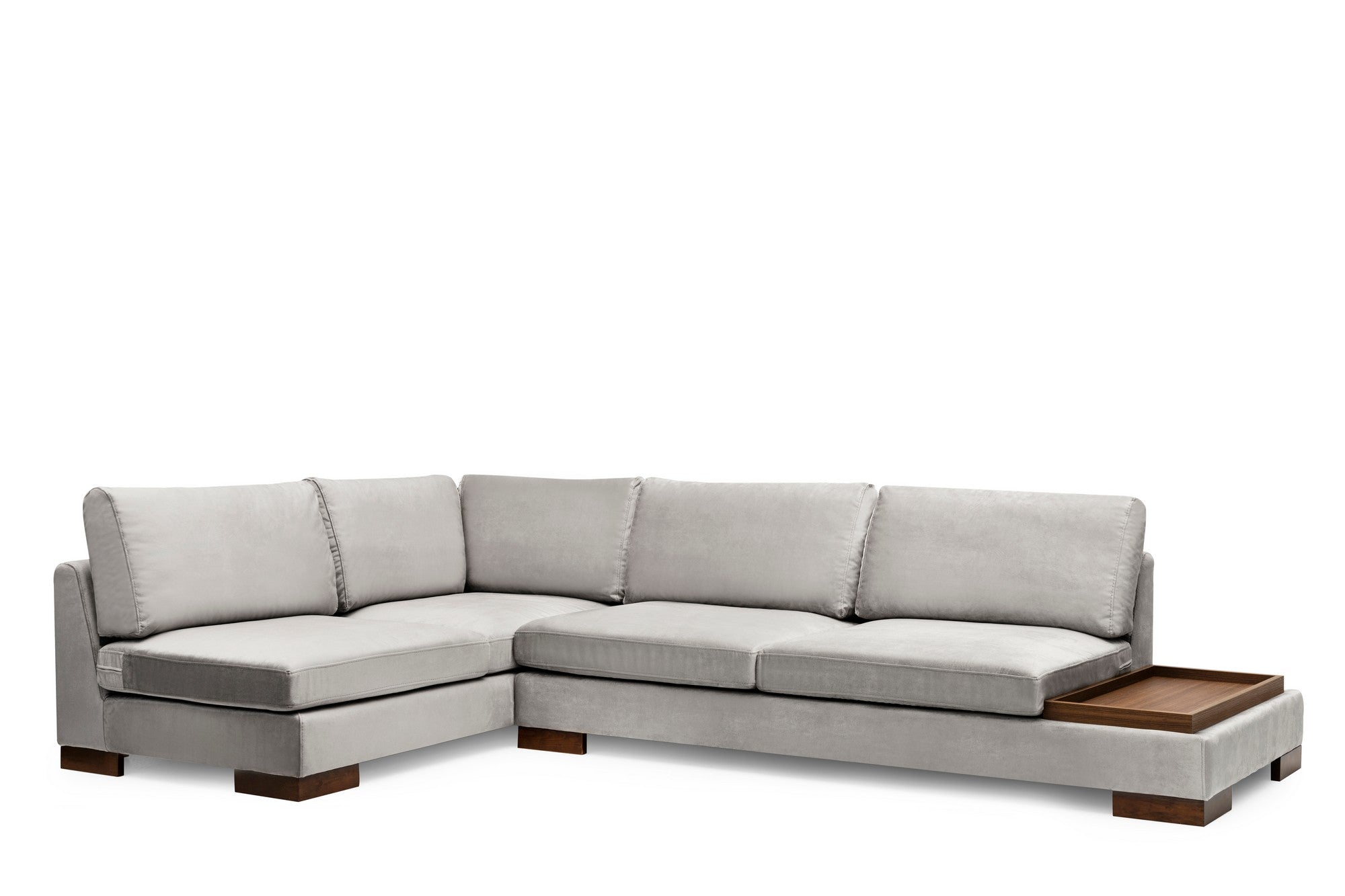 Tulip – Light Grey L Shape Corner Sofa | Designer Sectional for Living Room