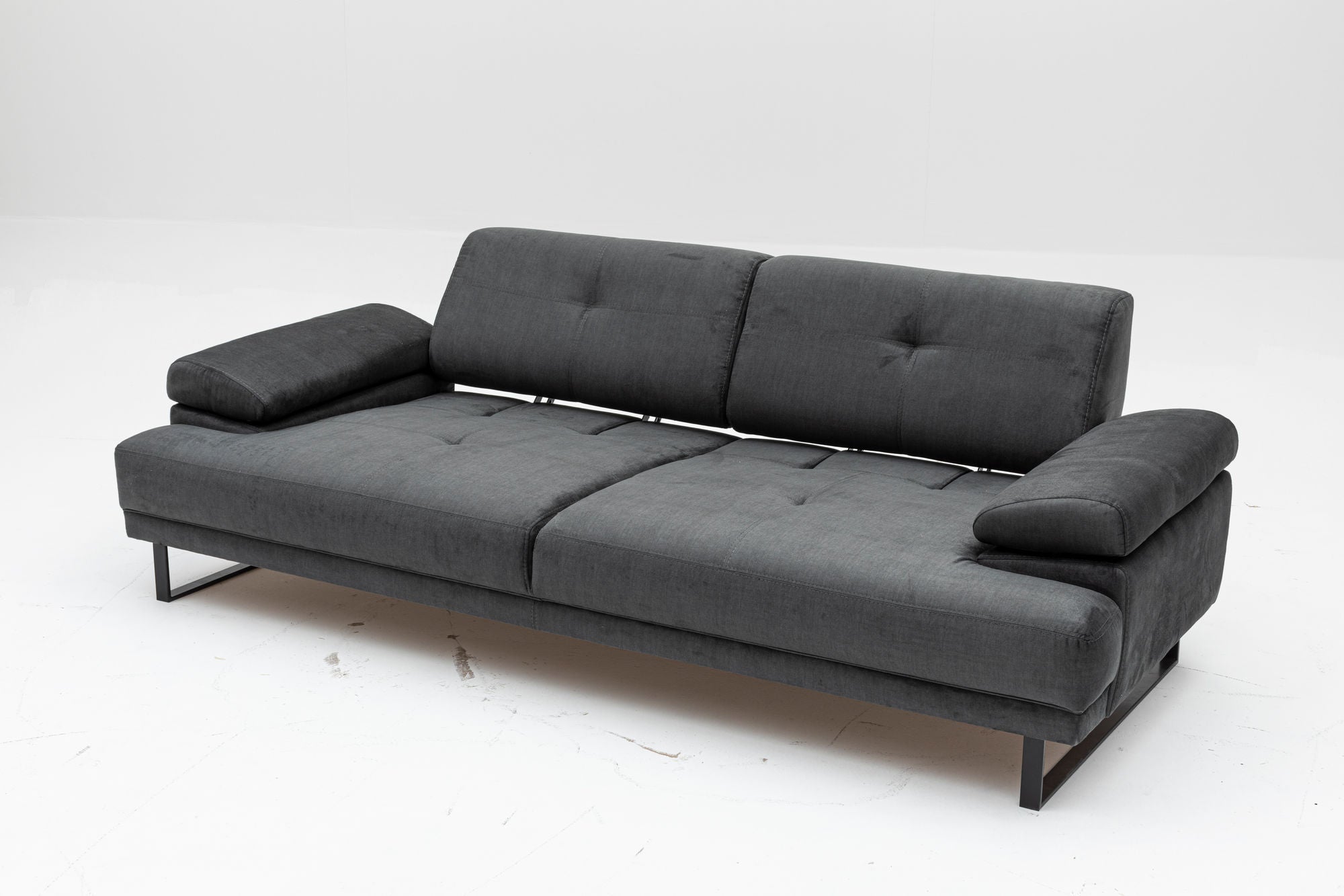Mustang - Anthracite 3-Seater Sofa - Anthracite