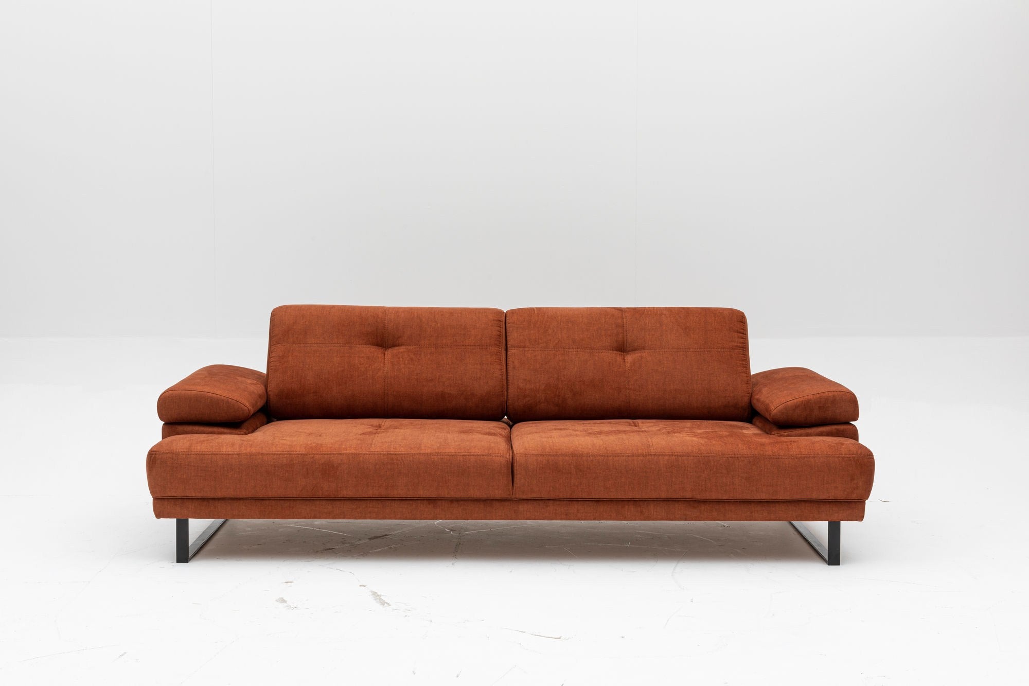 Mustang - Orange 3-Seater Sofa - Orange